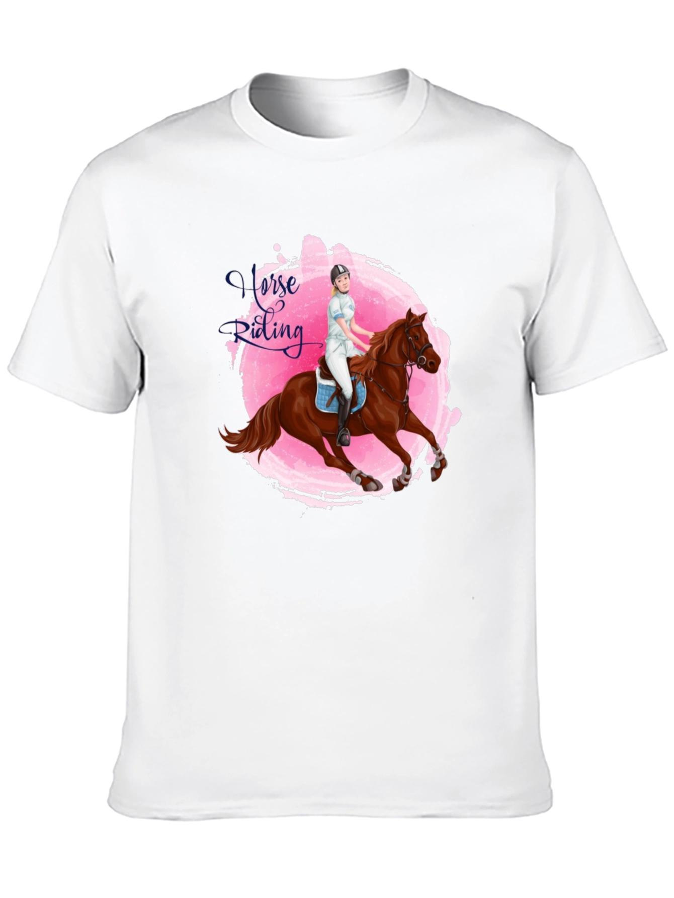 Horse Riding Graphic Tee - Equestrian Style