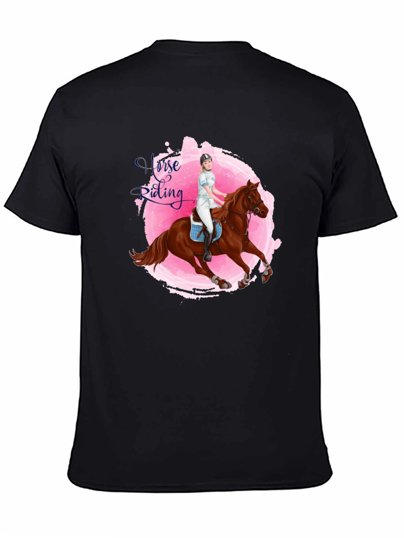 Horse Riding Graphic Tee - Equestrian Style