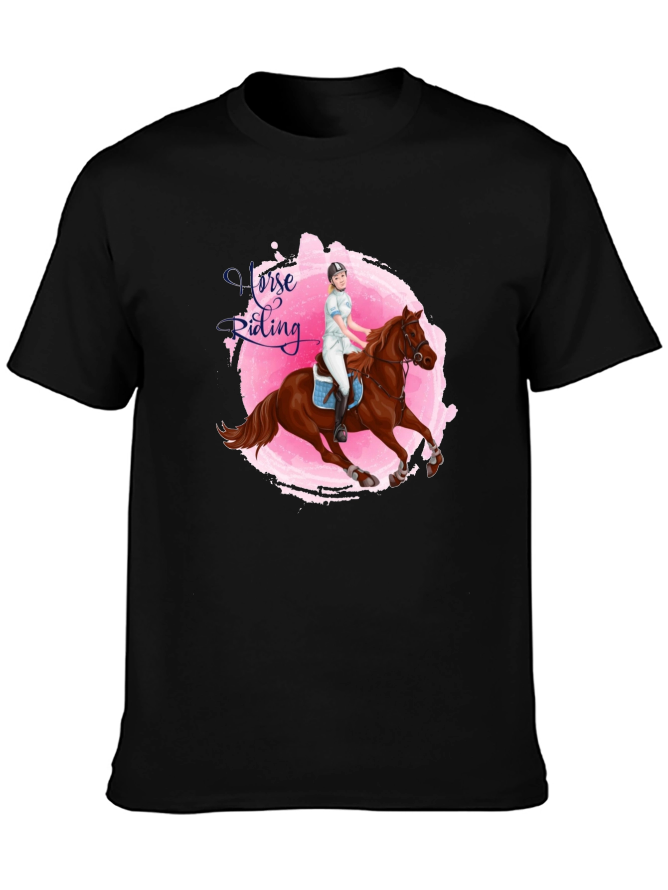 Horse Riding Graphic Tee - Equestrian Style