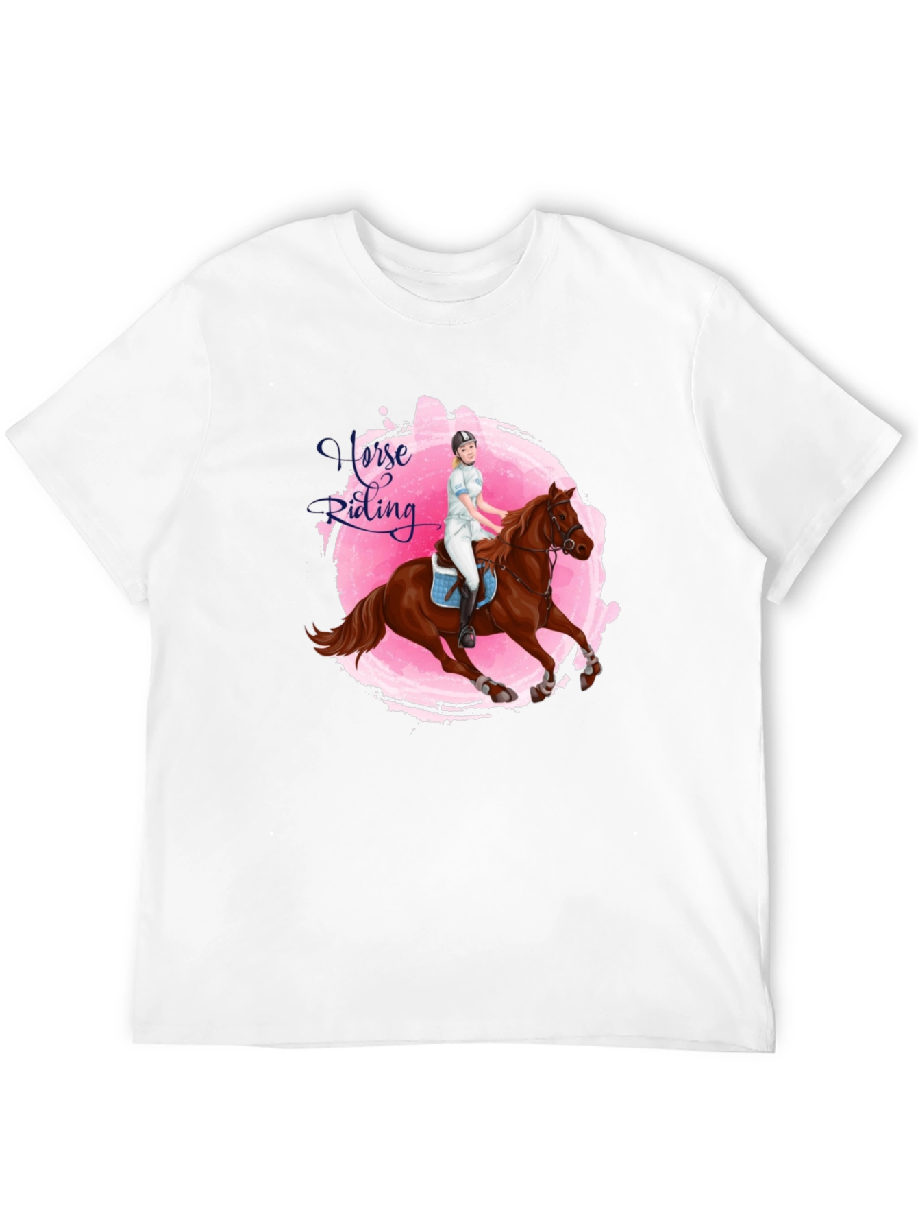 Horse Riding Graphic Tee - Equestrian Style