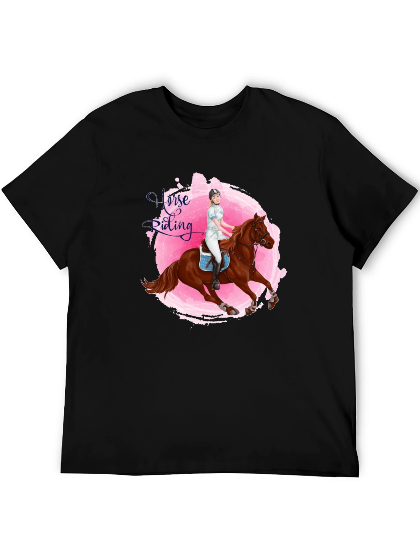 Horse Riding Graphic Tee - Equestrian Style