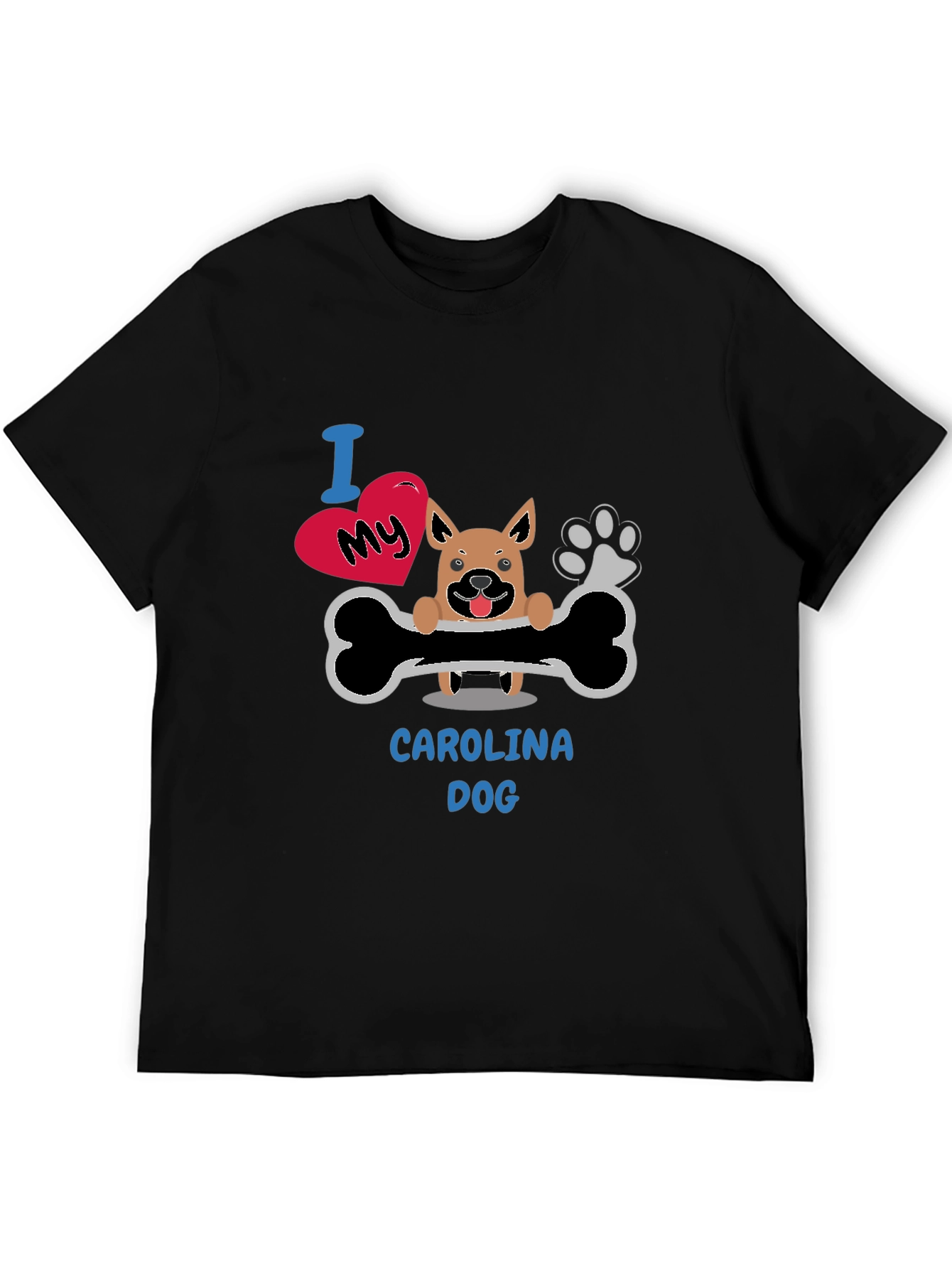 I Love My Carolina Dog T-Shirt