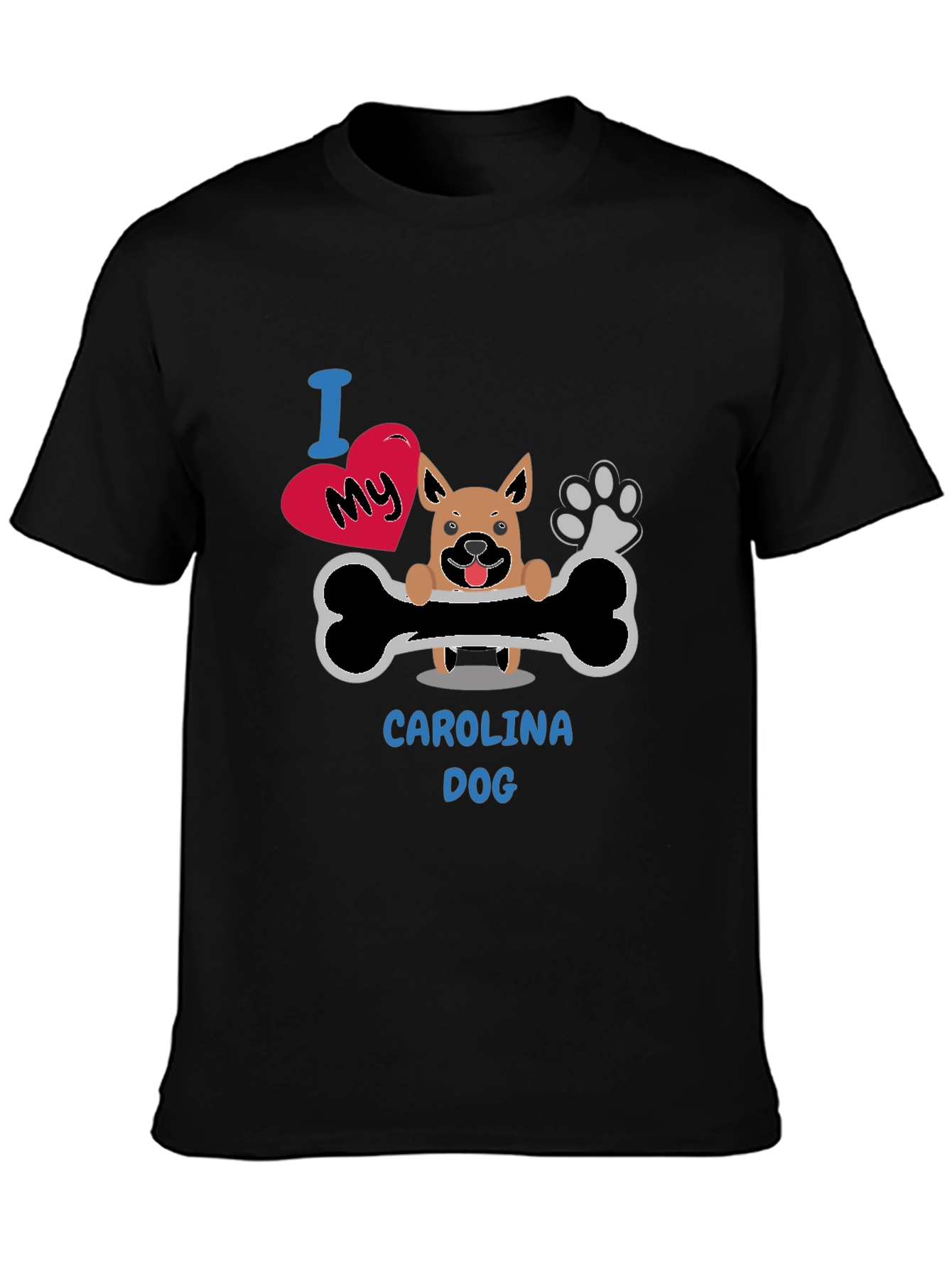 I Love My Carolina Dog T-Shirt