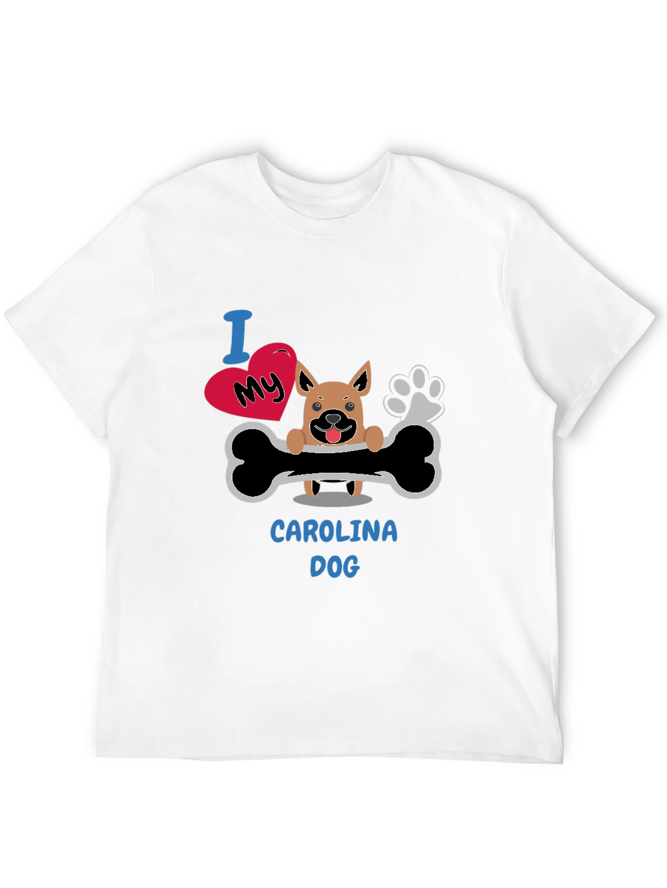 I Love My Carolina Dog T-Shirt