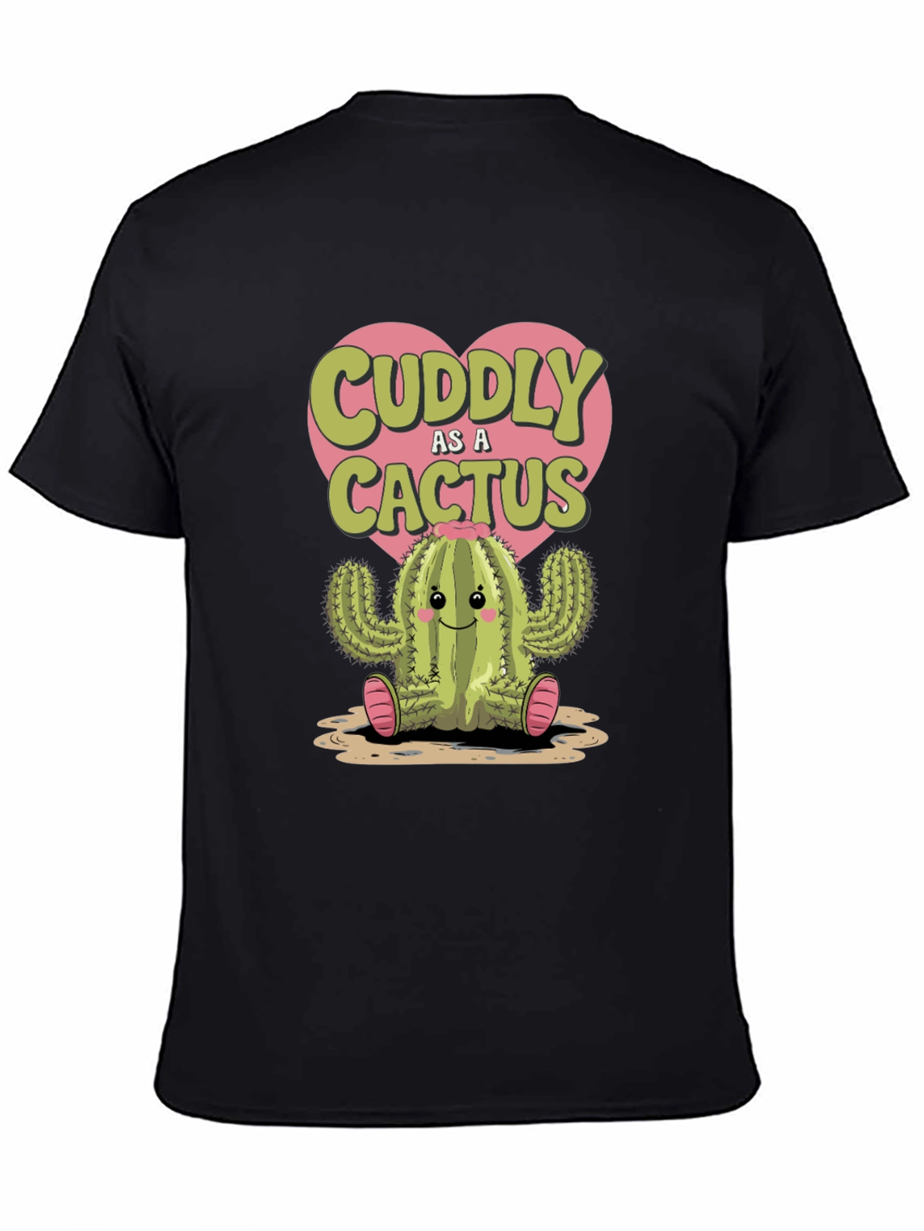 Cuddly Cactus Graphic Tee - Soft & Stylish