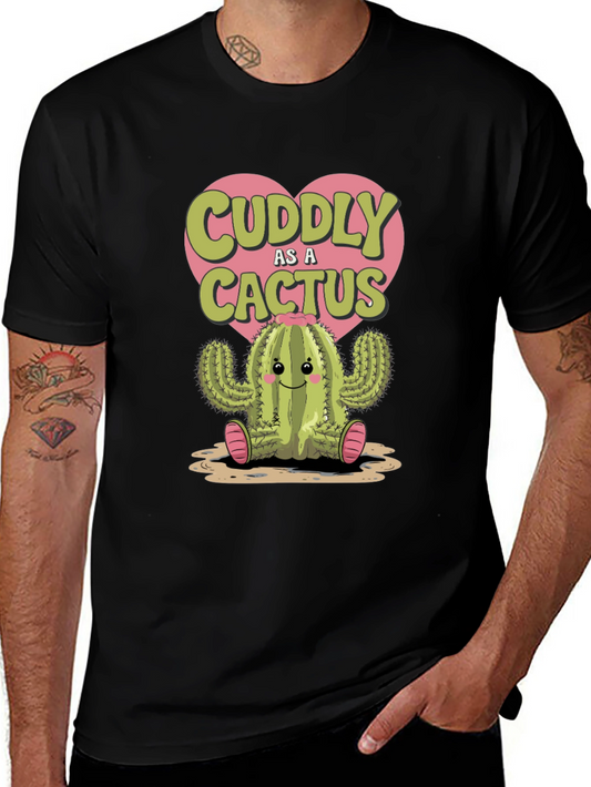 Cuddly Cactus Graphic Tee - Soft & Stylish