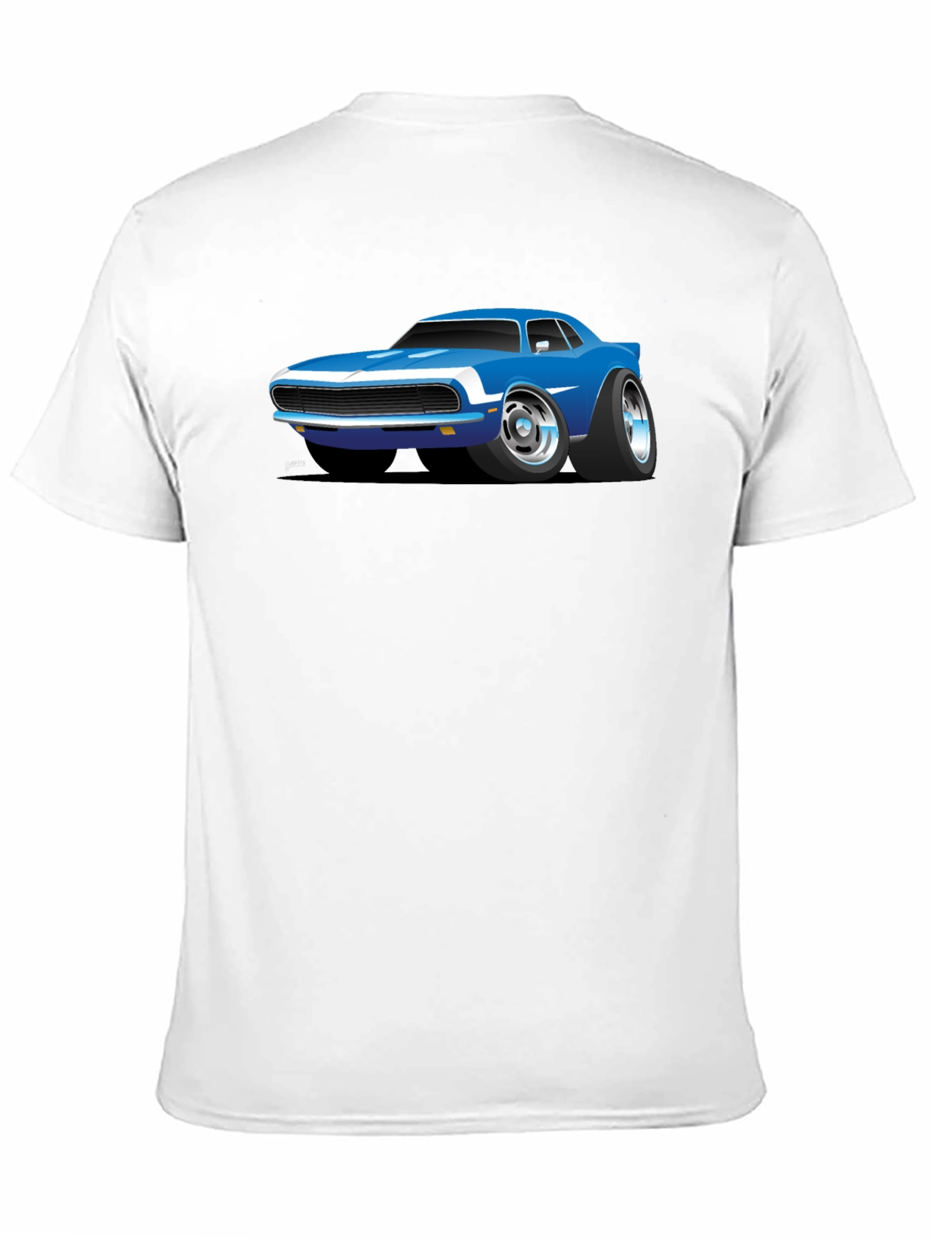 Cartoon Car Graphic T-Shirt