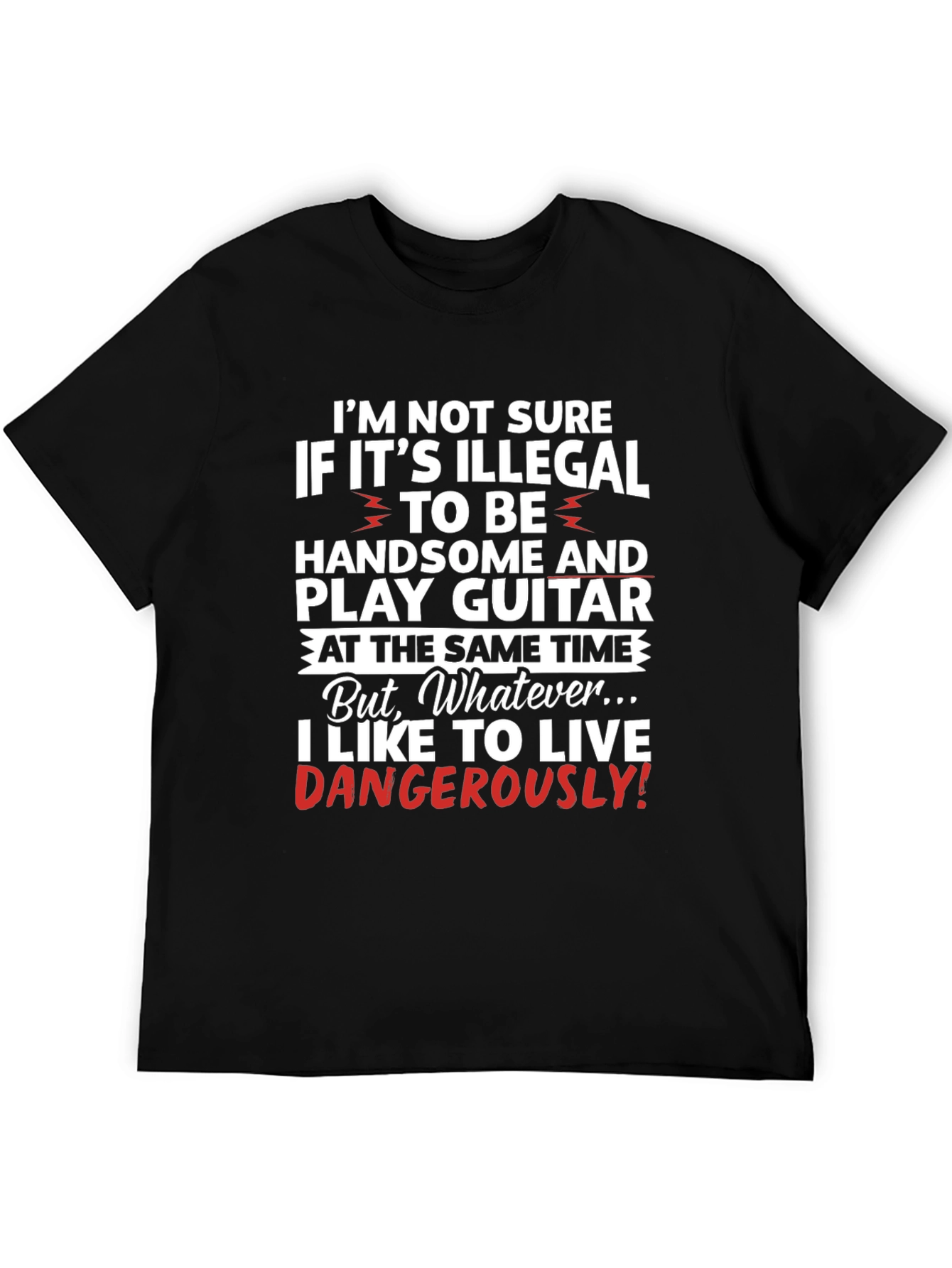 Handsome Guitar Player T-Shirt