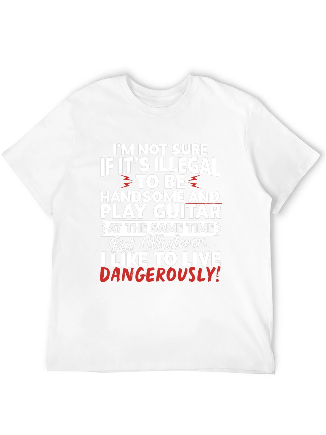 Handsome Guitar Player T-Shirt