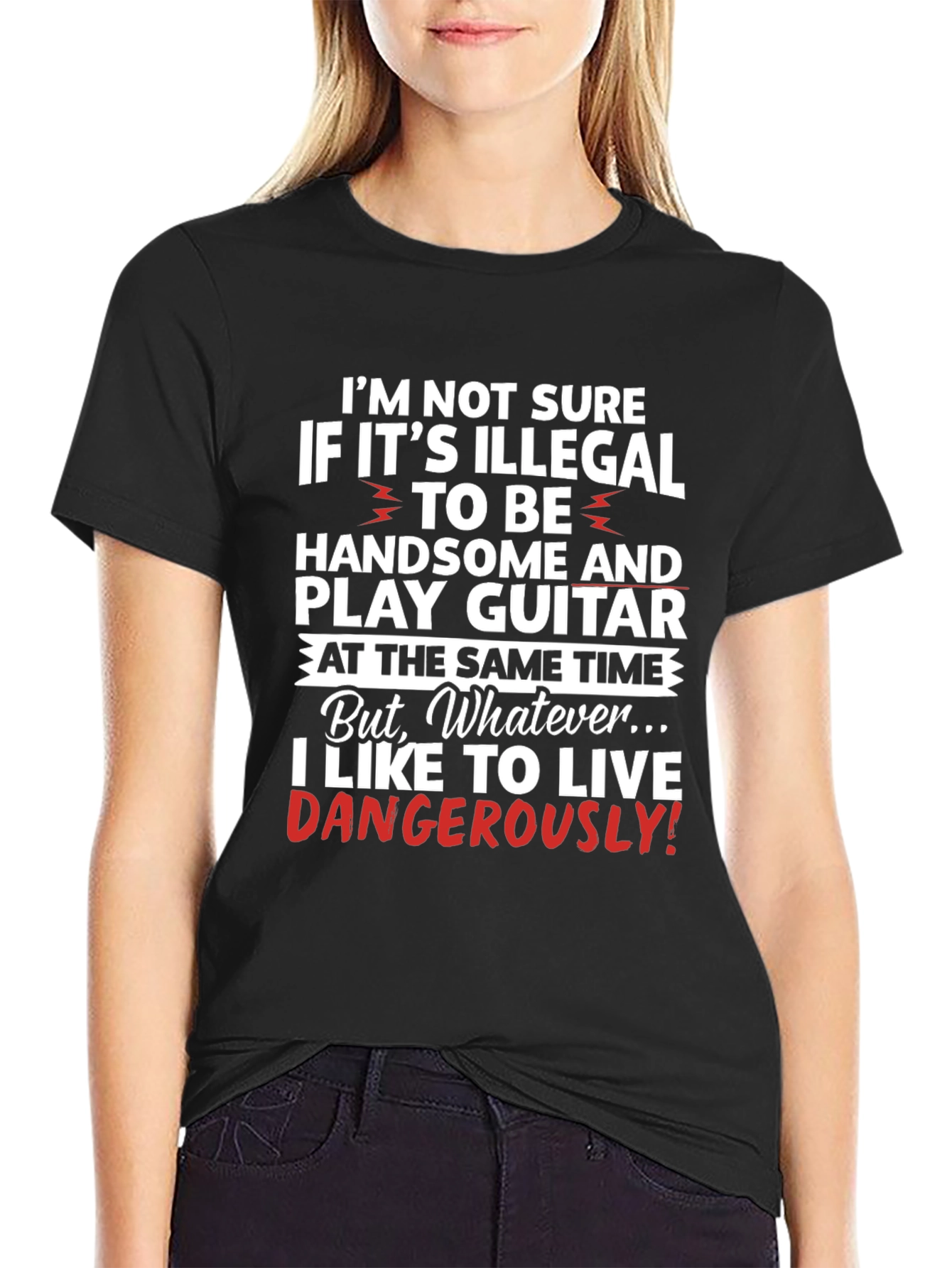 Handsome Guitar Player T-Shirt