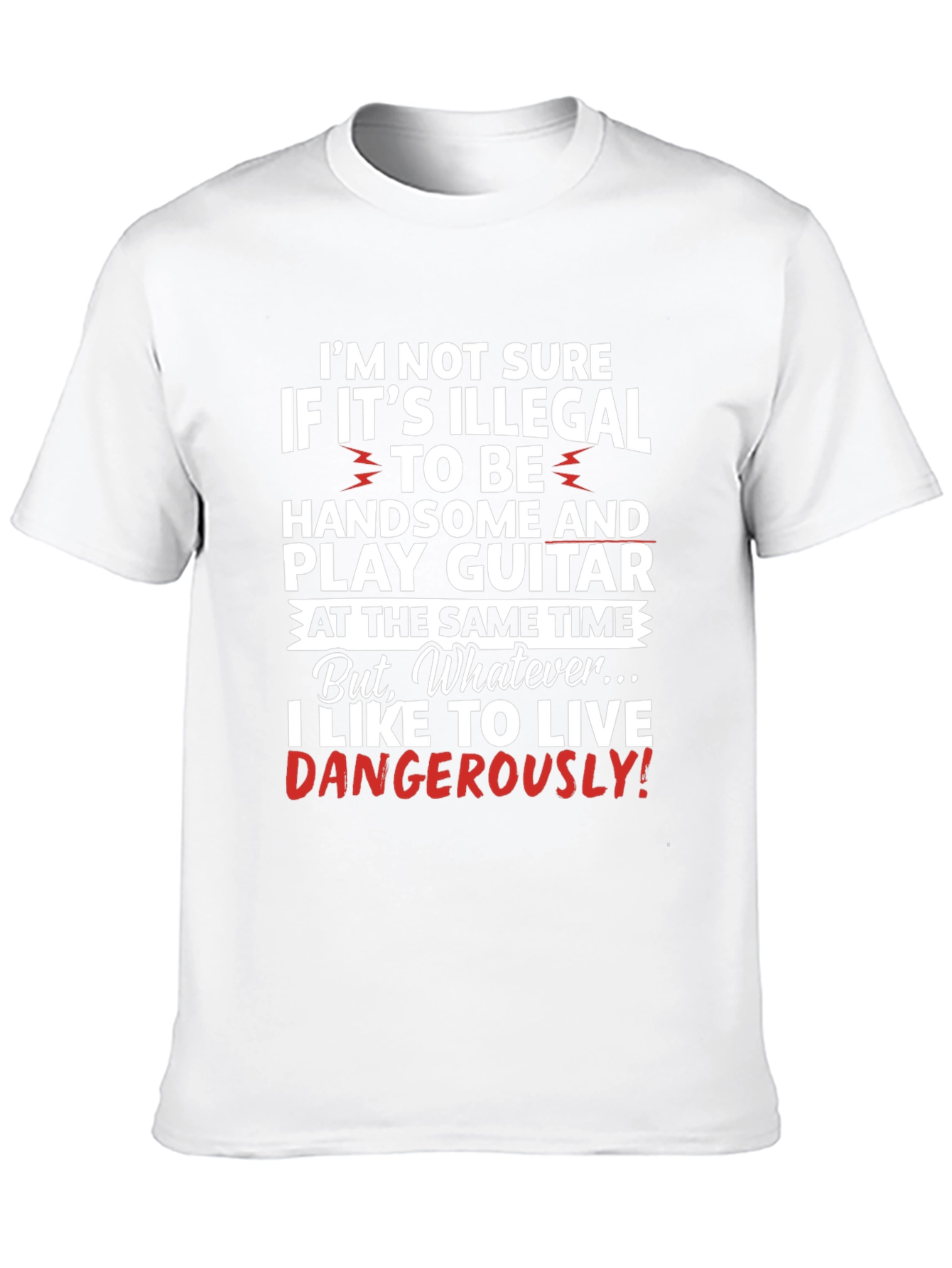 Handsome Guitar Player T-Shirt
