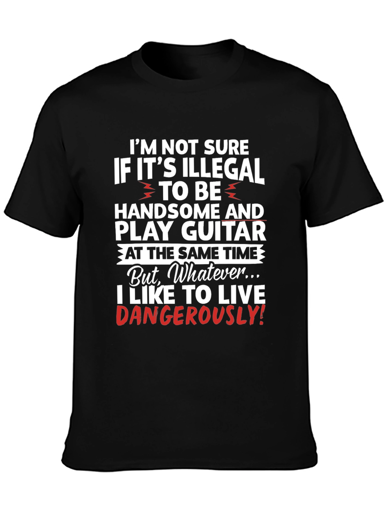 Handsome Guitar Player T-Shirt
