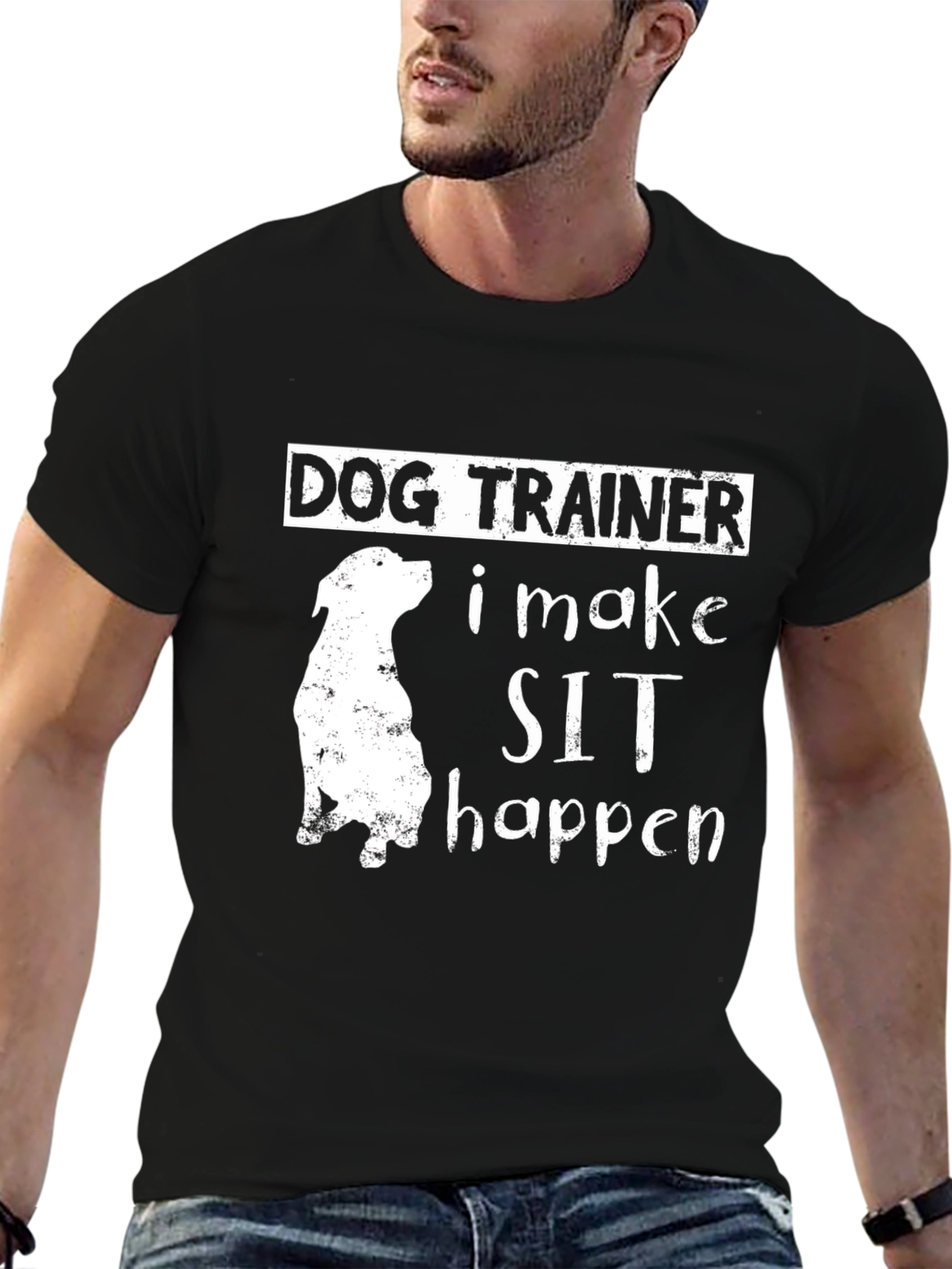 Dog Trainer T-Shirt - I Make Sit Happen