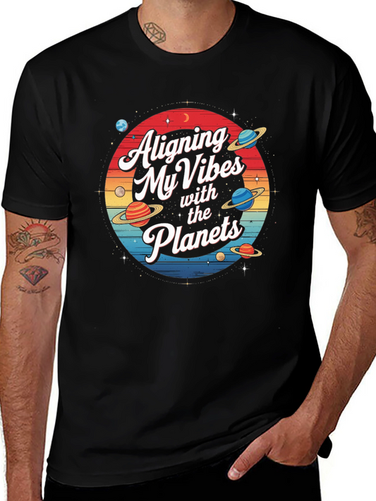 Aligning Vibes Planets Graphic Tee