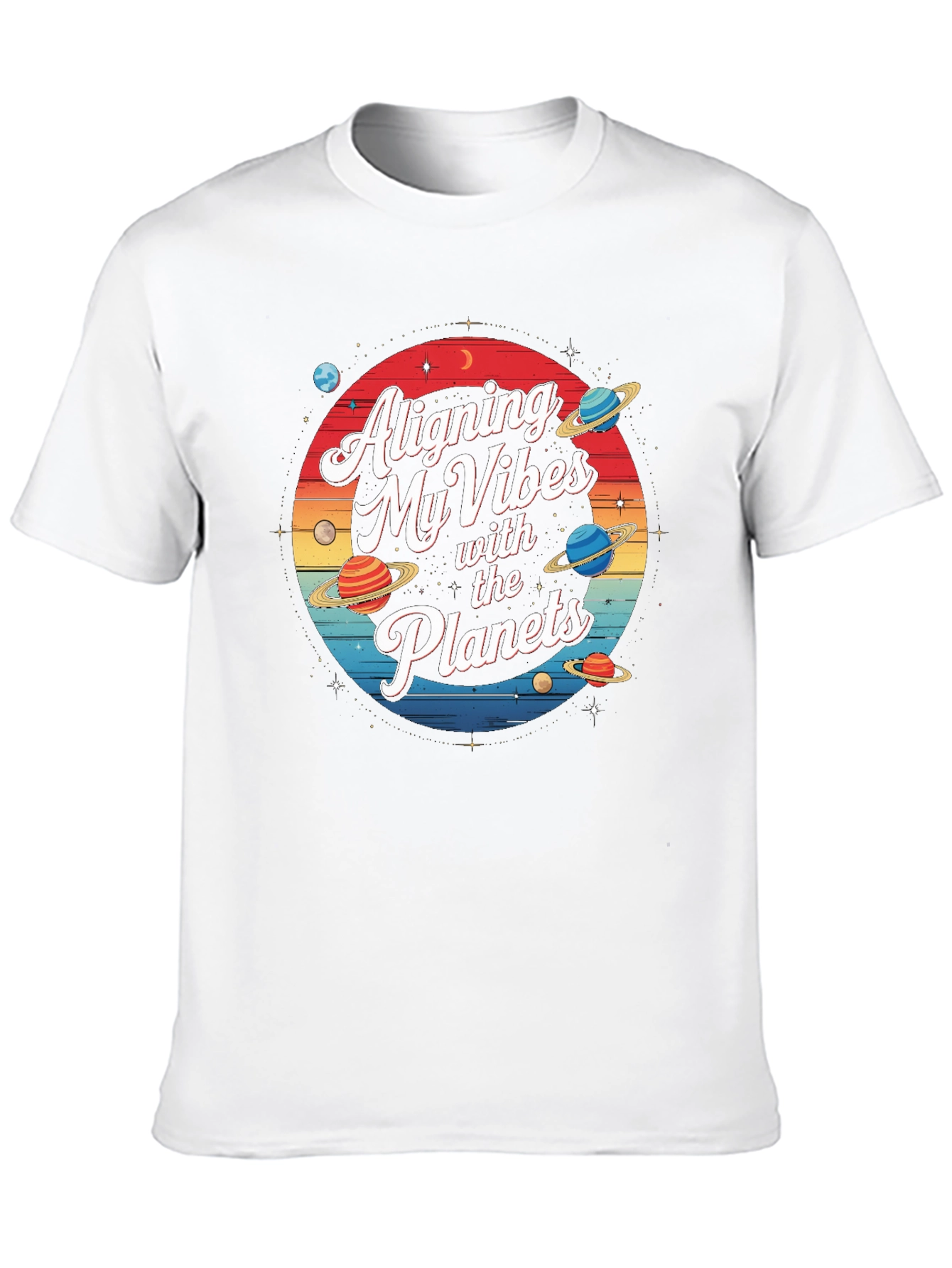 Aligning Vibes Planets Graphic Tee