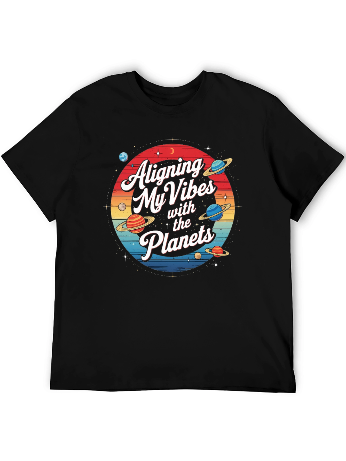 Aligning Vibes Planets Graphic Tee