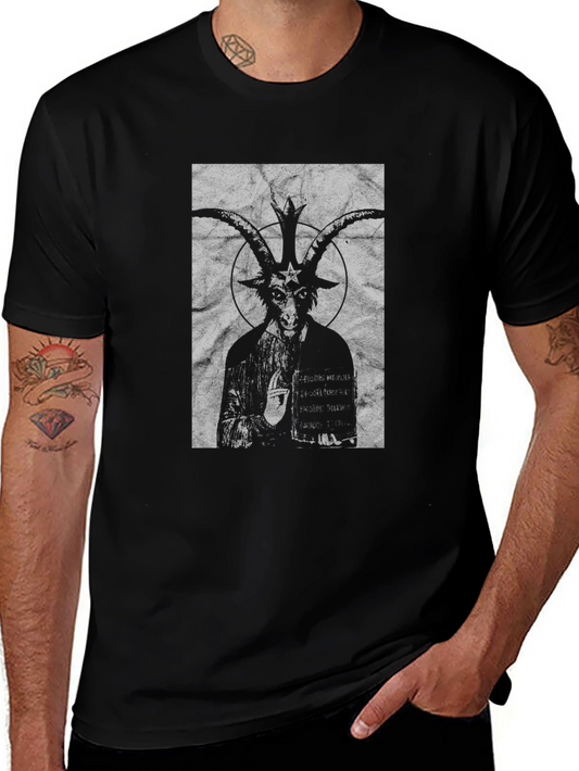 Baphomet Graphic Tee - Dark Occult Shirt