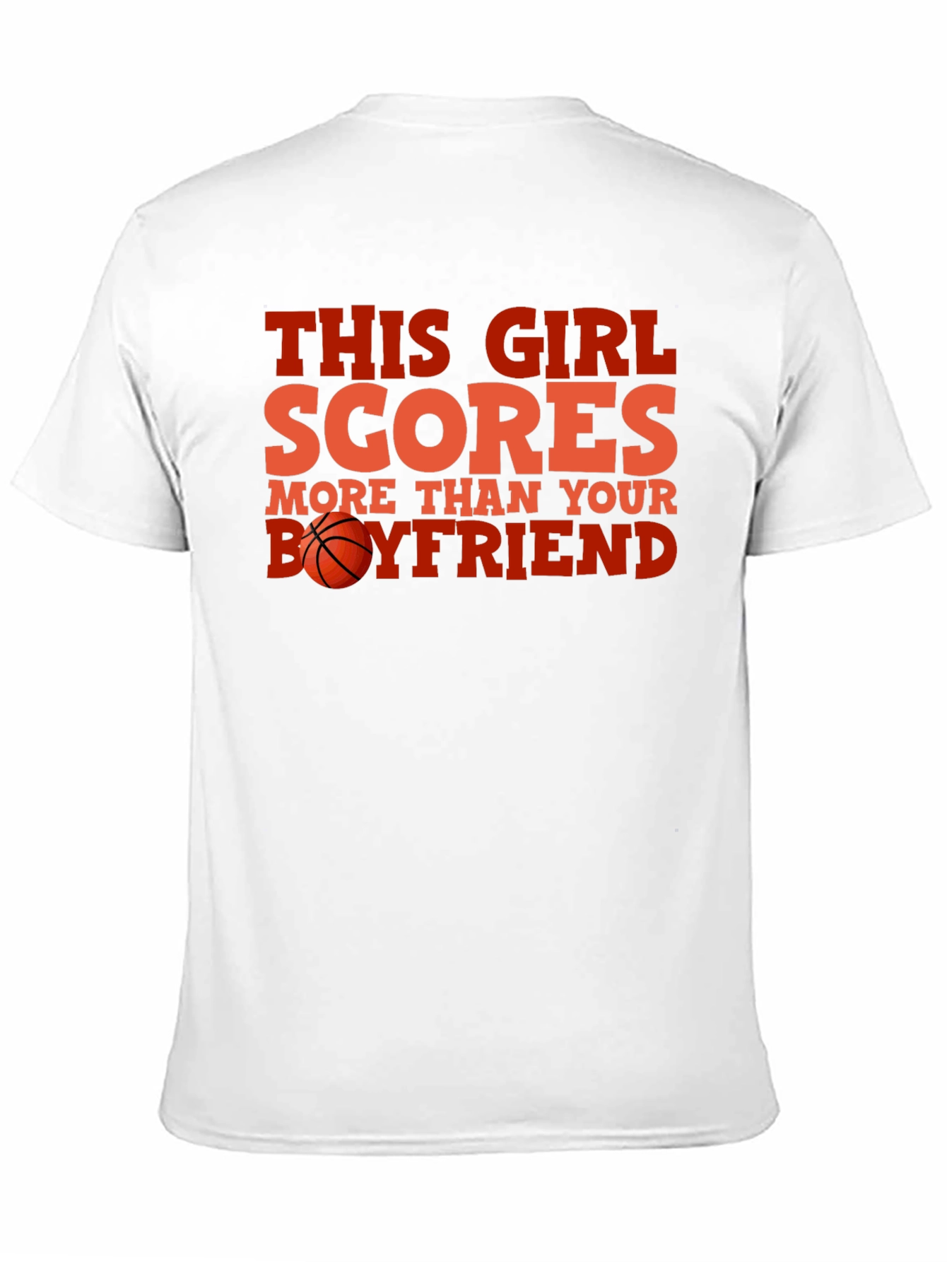 This Girl Scores Basketball Graphic Tee