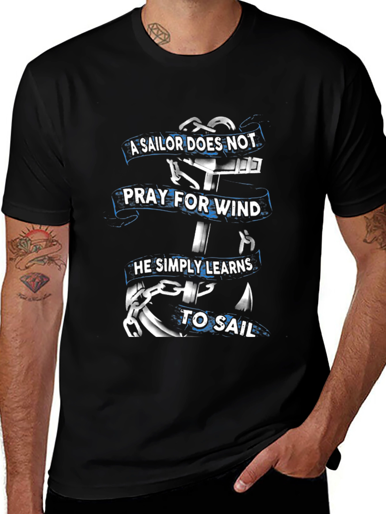 Sailor Anchor Graphic T-Shirt
