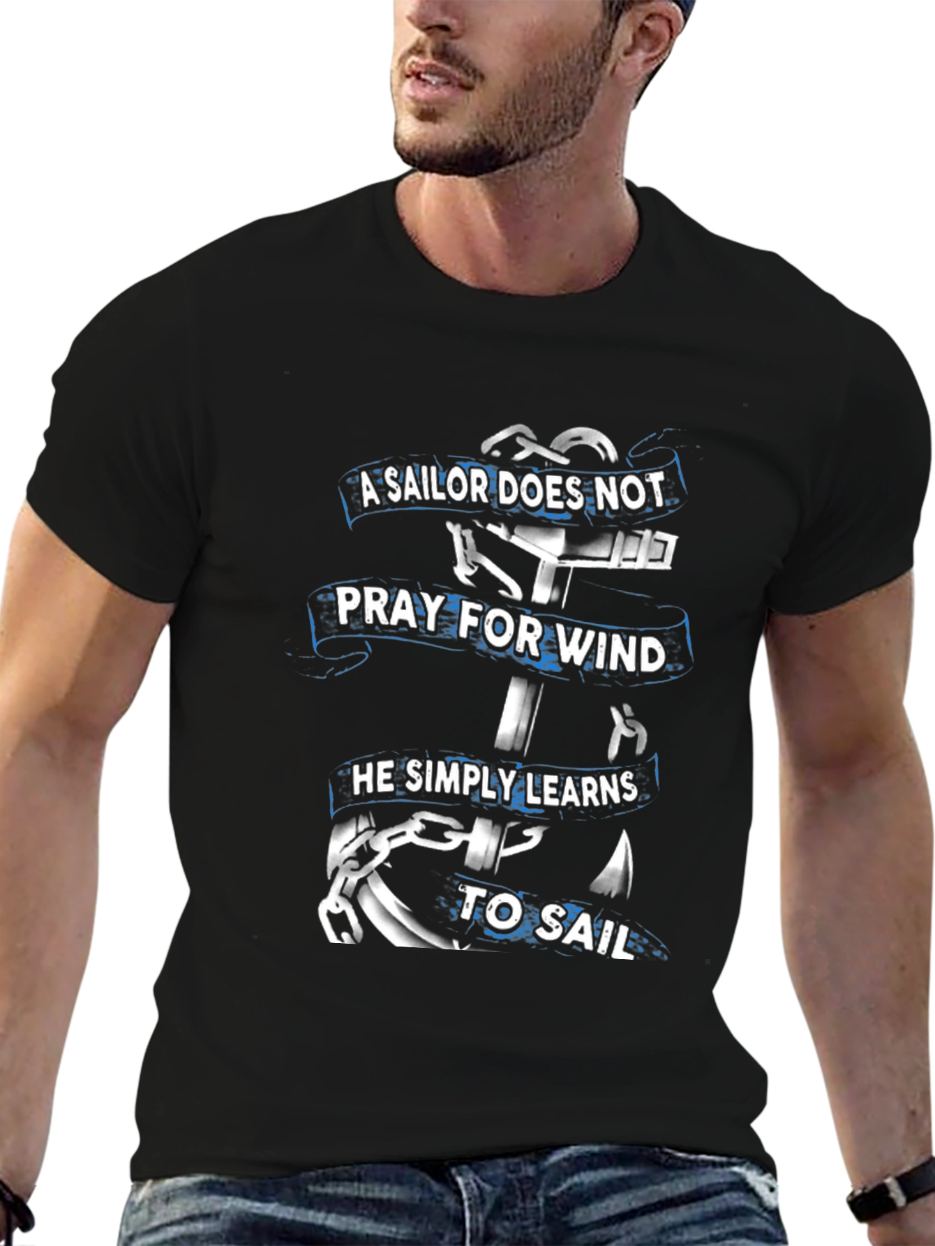 Sailor Anchor Graphic T-Shirt