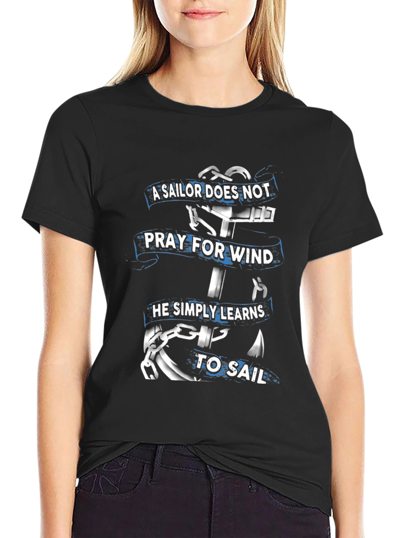 Sailor Anchor Graphic T-Shirt