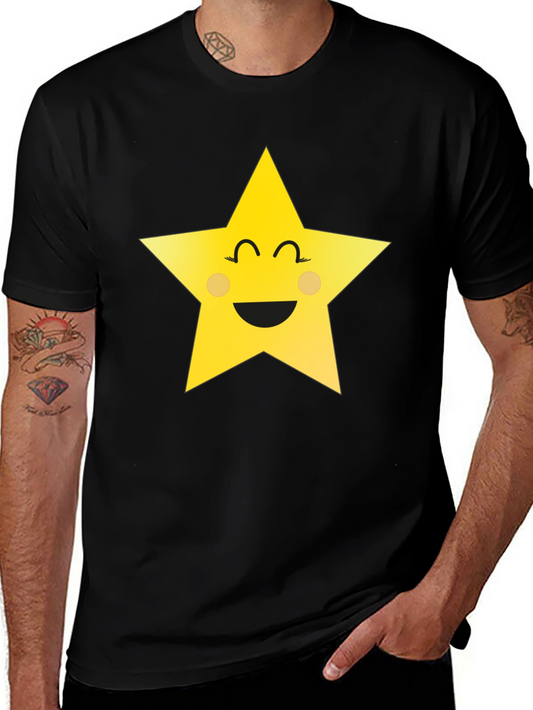 Smiling Star Graphic T-Shirt