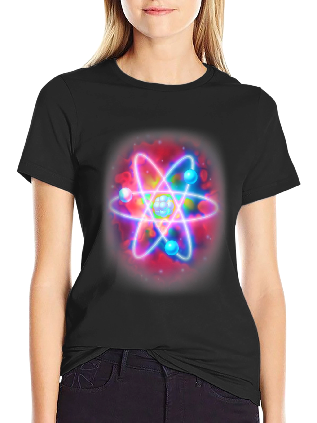 Atom Graphic T-Shirt - Science Design