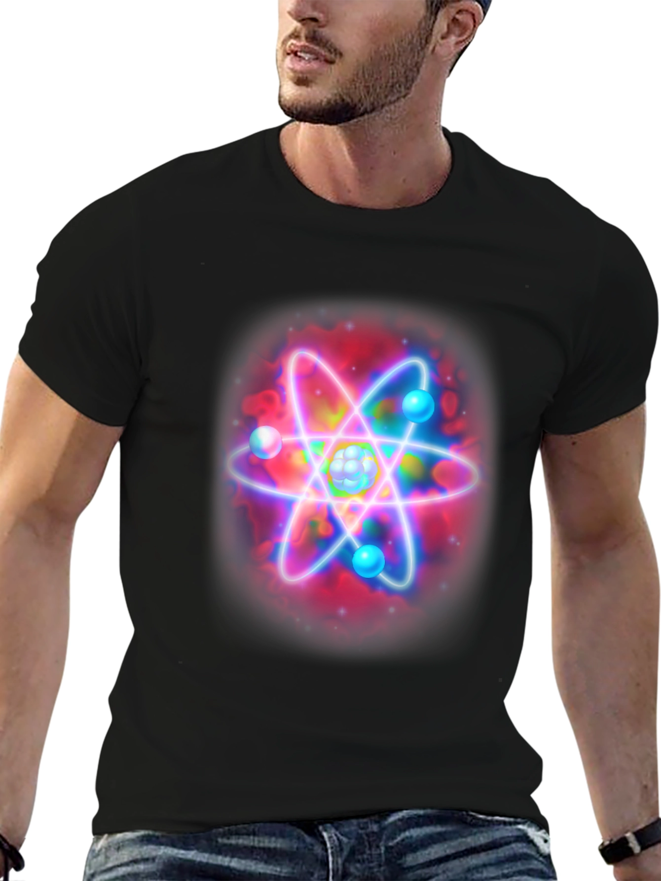 Atom Graphic T-Shirt - Science Design