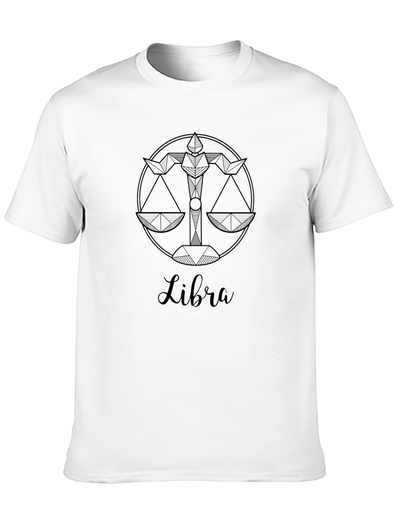 Libra Zodiac Sign Graphic T-Shirt