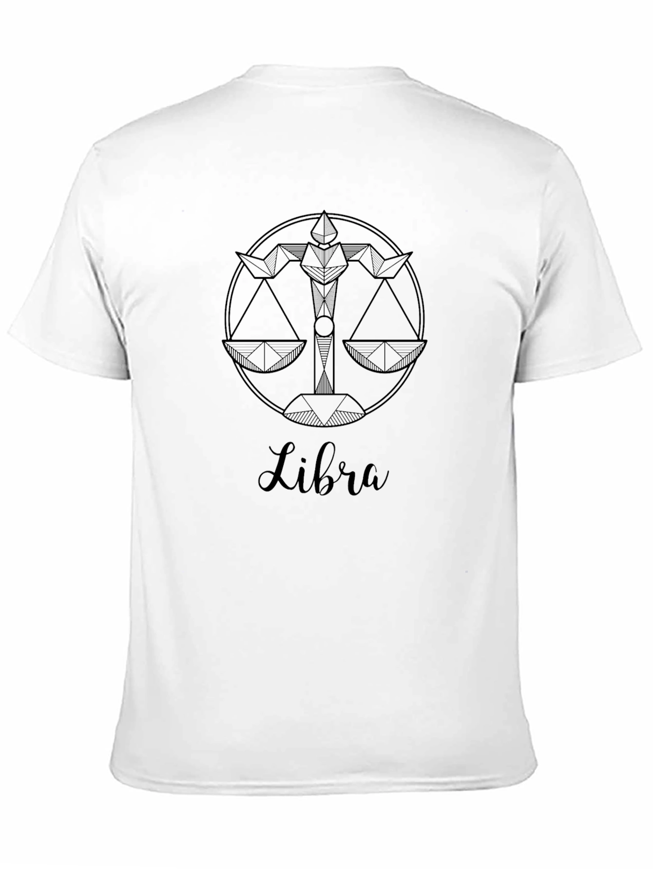 Libra Zodiac Sign Graphic T-Shirt