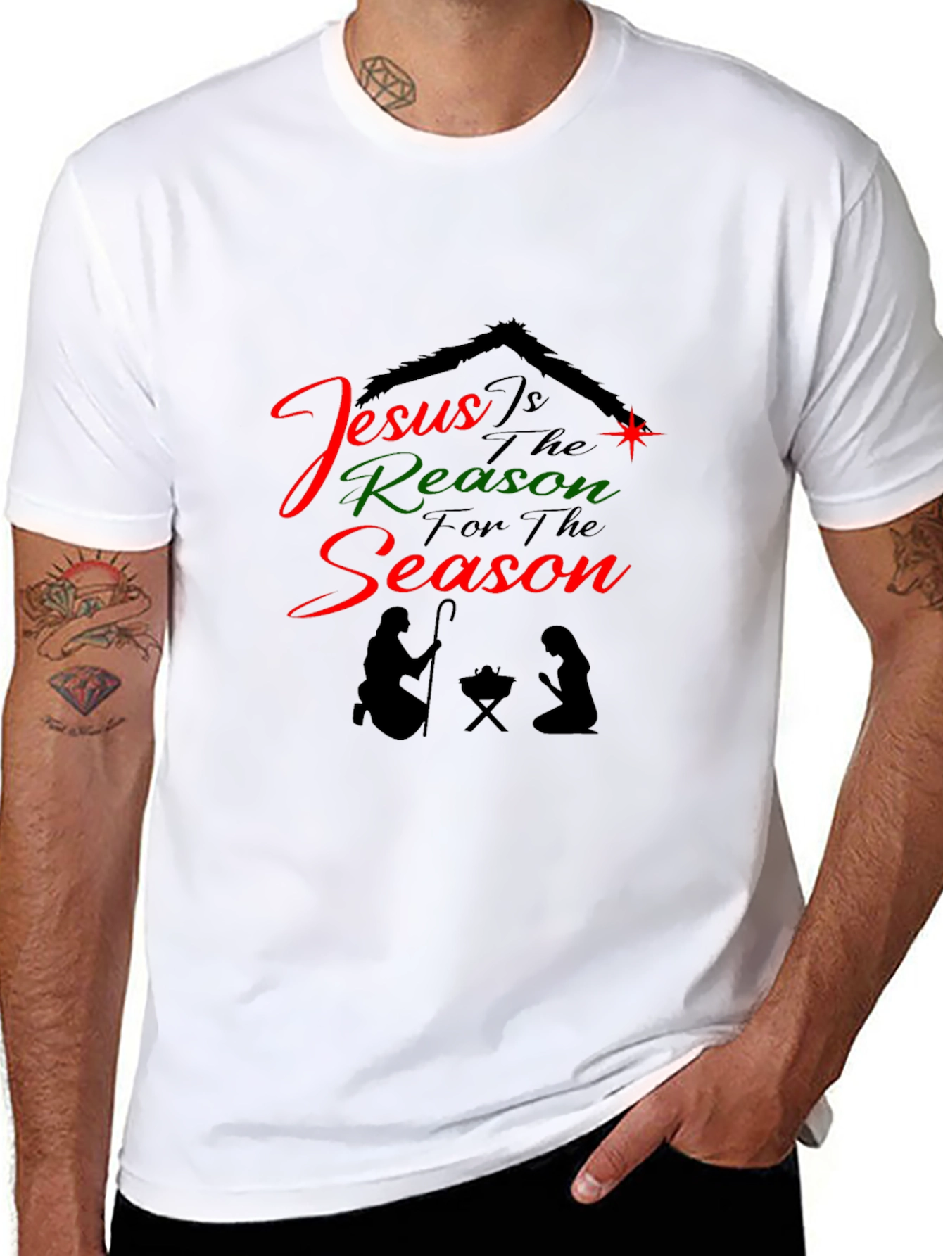 Jesus Is The Reason Black T-Shirt