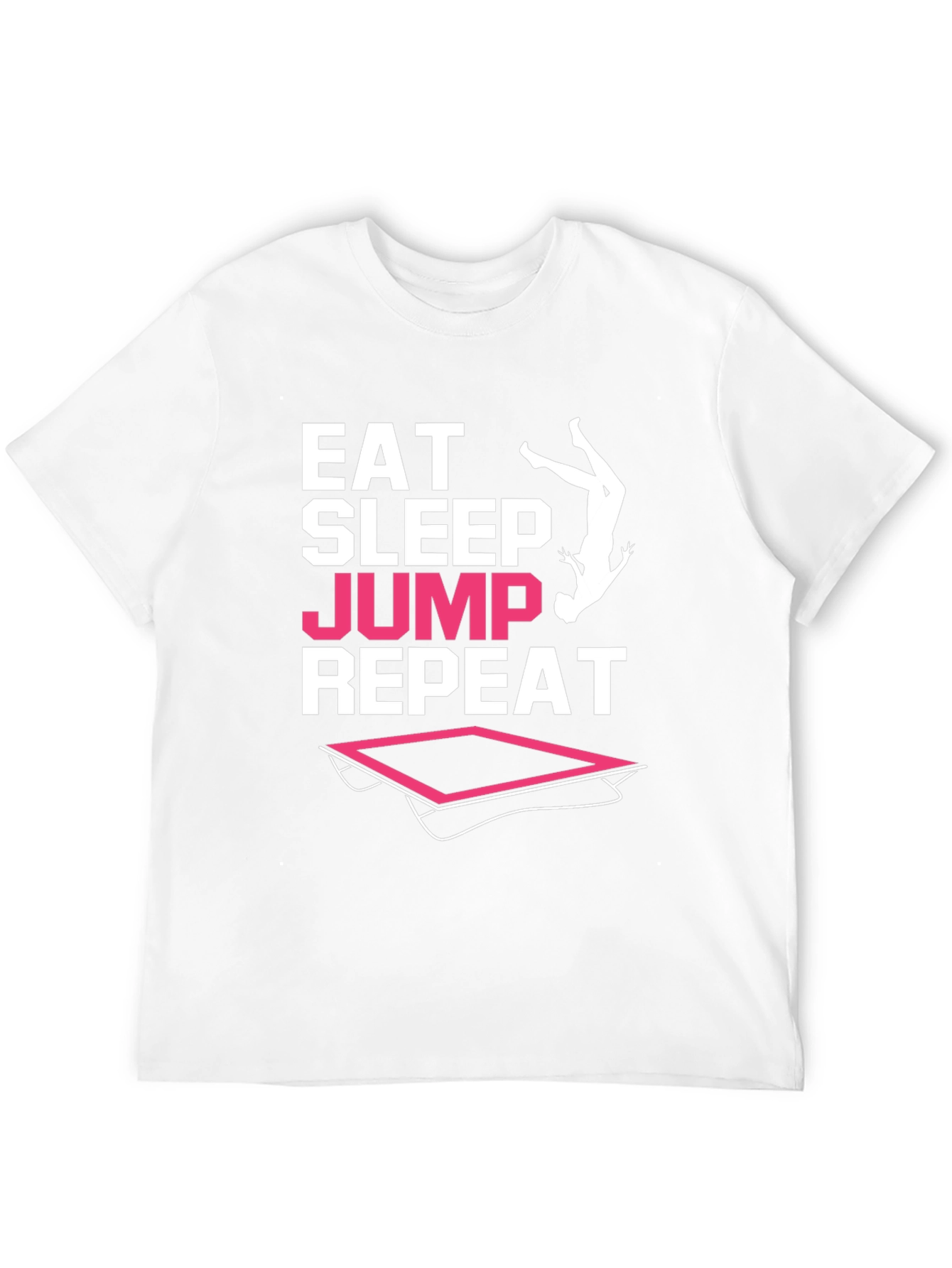 Eat Sleep Jump Repeat Black T-Shirt