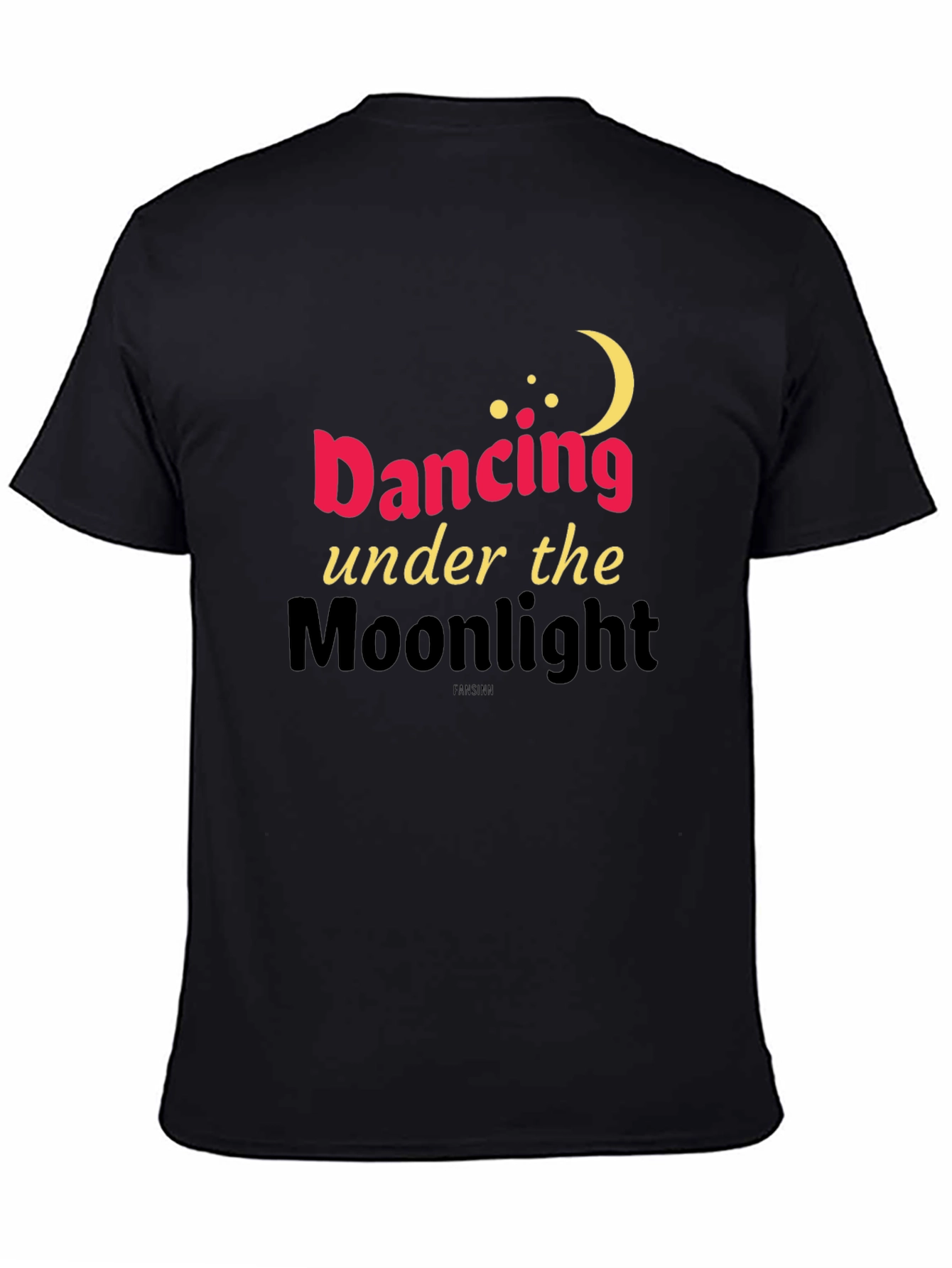 Dancing Under the Moonlight Black T-Shirt