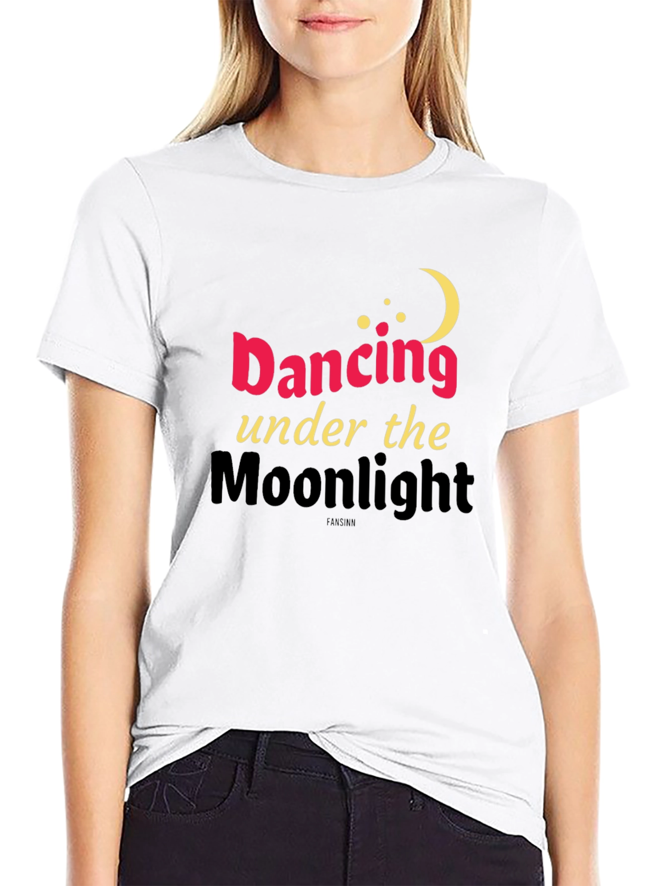 Dancing Under the Moonlight Black T-Shirt