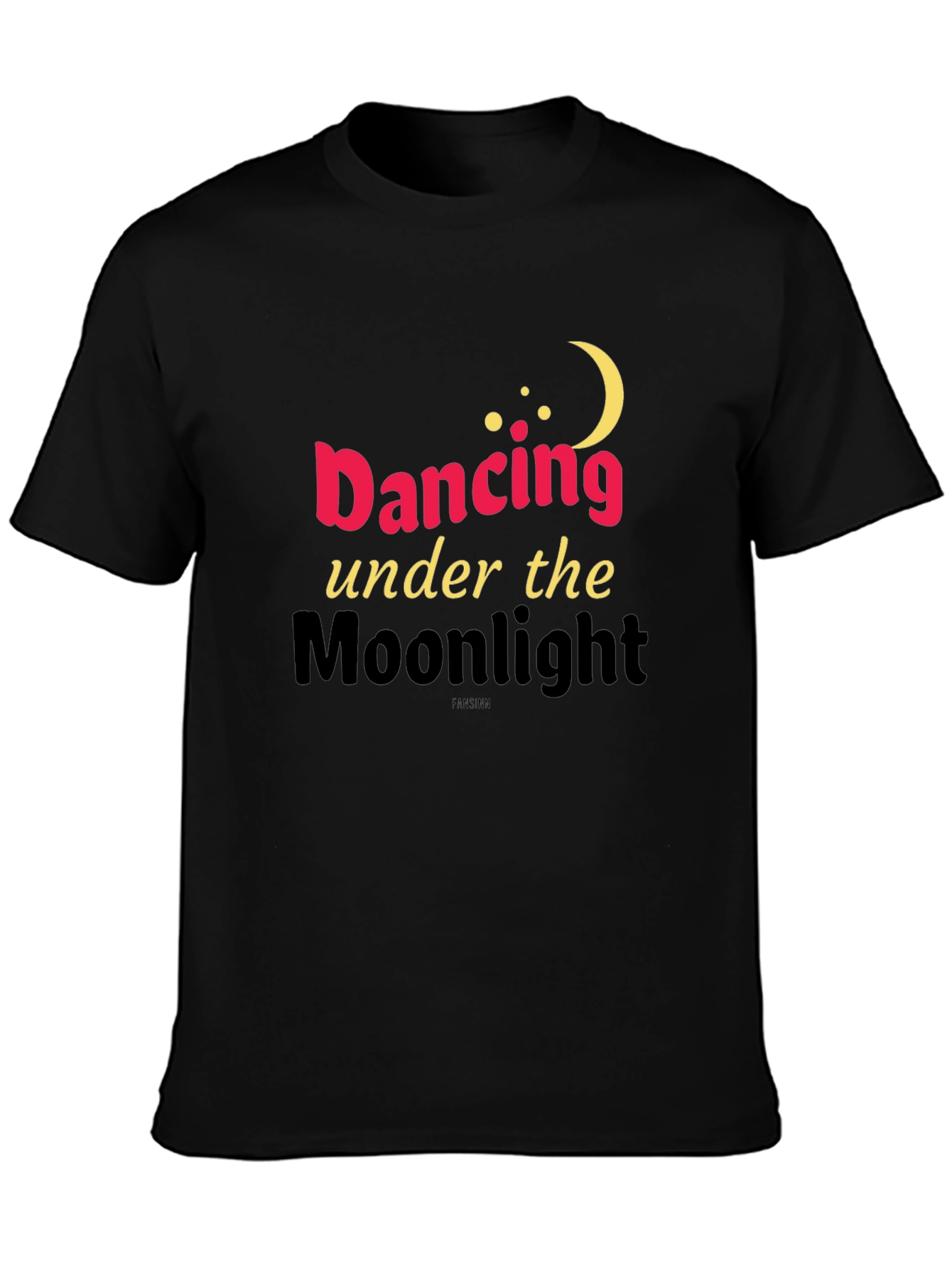 Dancing Under the Moonlight Black T-Shirt