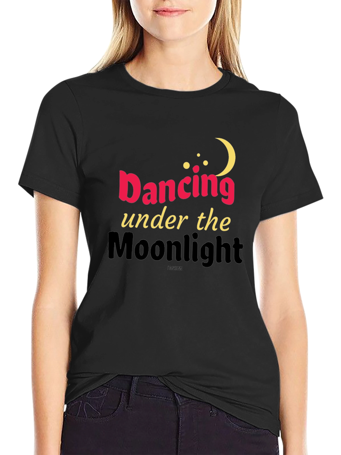 Dancing Under the Moonlight Black T-Shirt