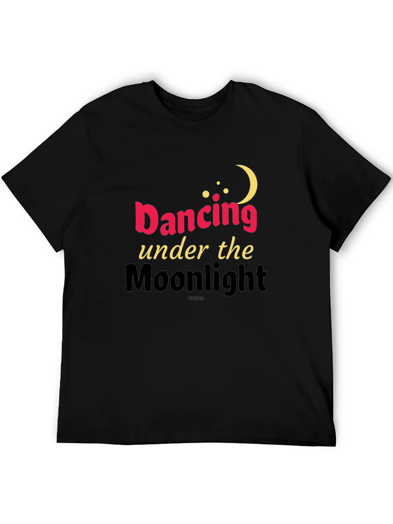 Dancing Under the Moonlight Black T-Shirt