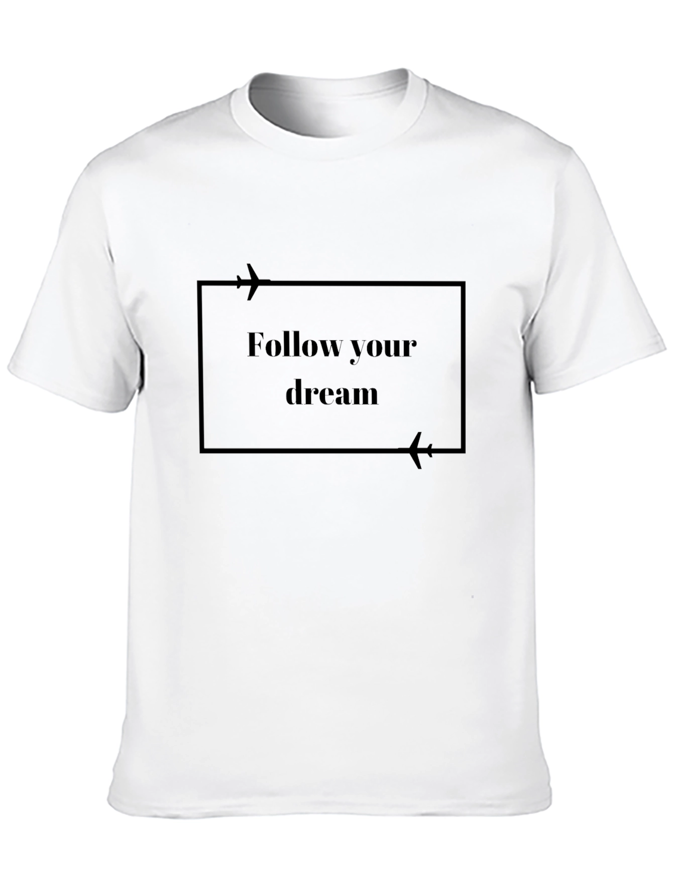 Follow Your Dream Graphic Tee - Black