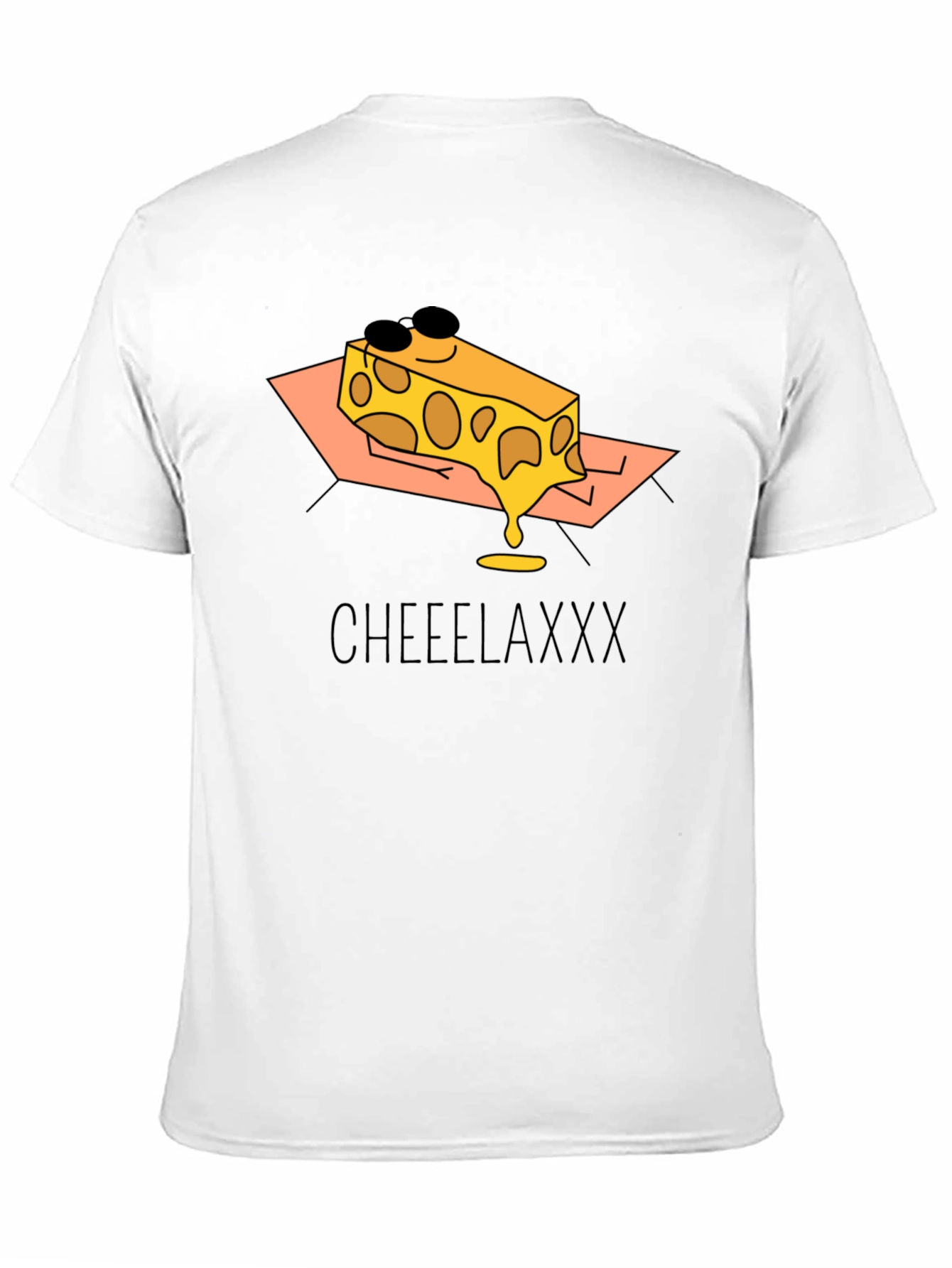Cheeelaxxx Graphic T-Shirt - Cool Cheese Design