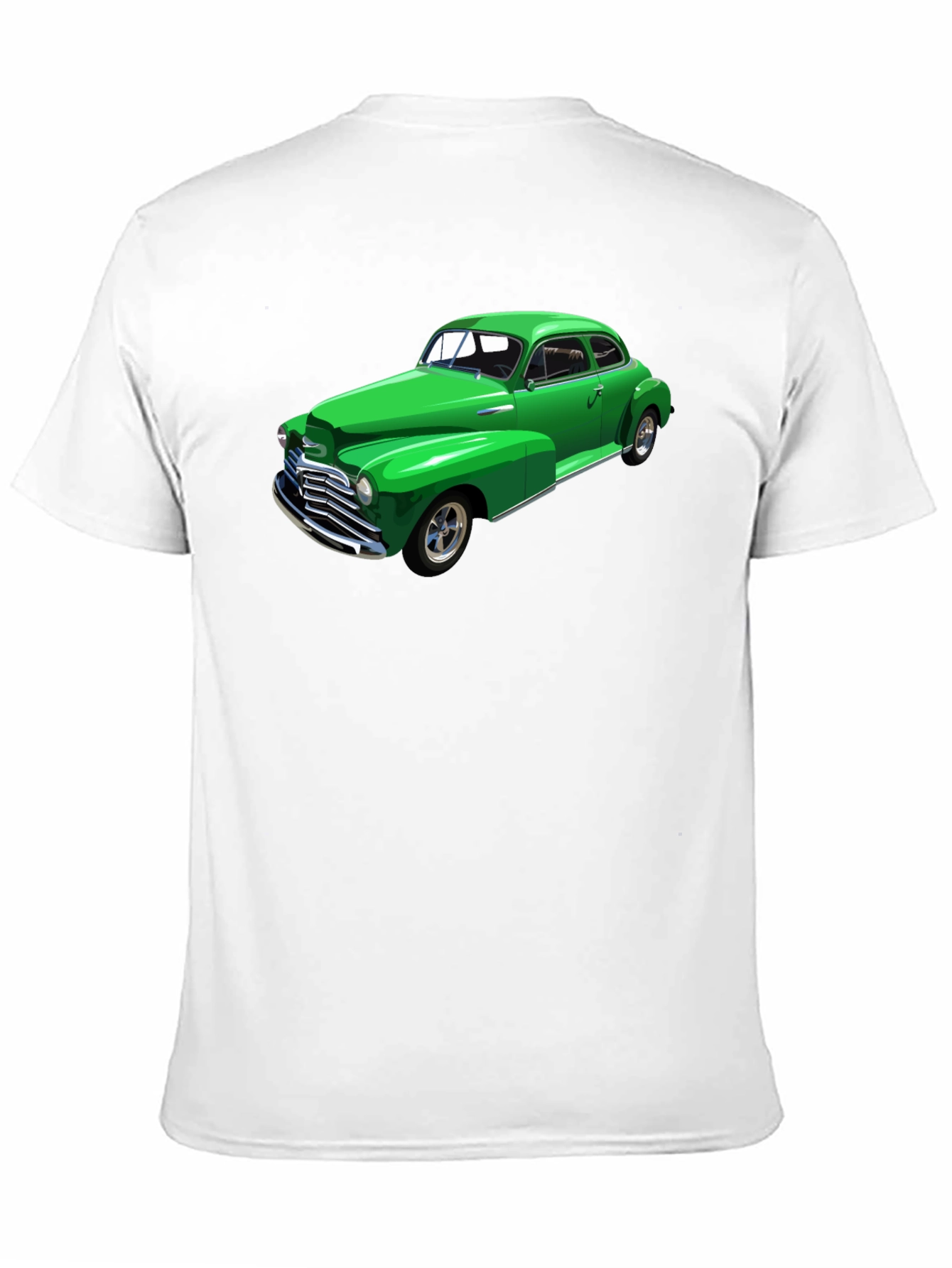 Classic Green Car Graphic T-Shirt