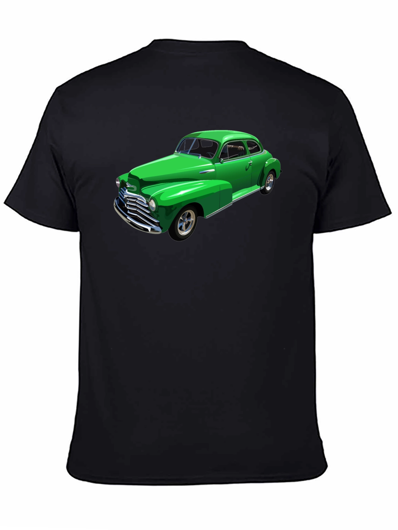 Classic Green Car Graphic T-Shirt