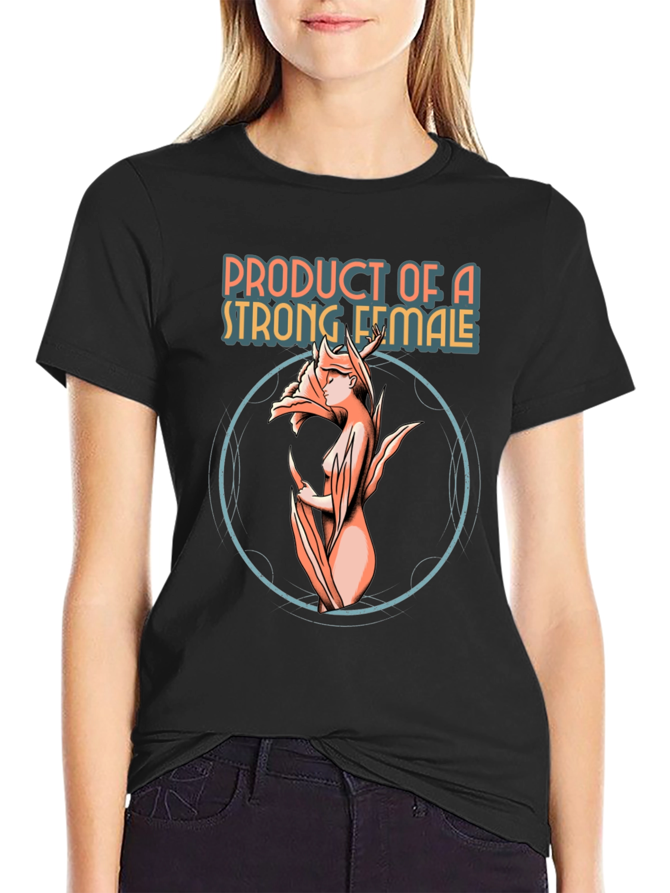 Strong Female Graphic Tee - Unique Design