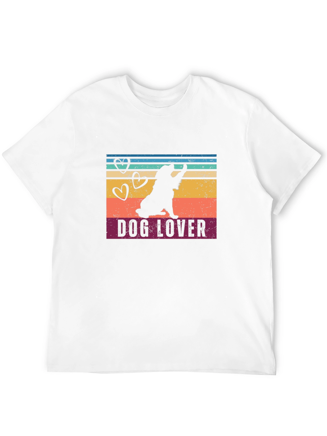 Dog Lover Graphic Tee - Retro Style