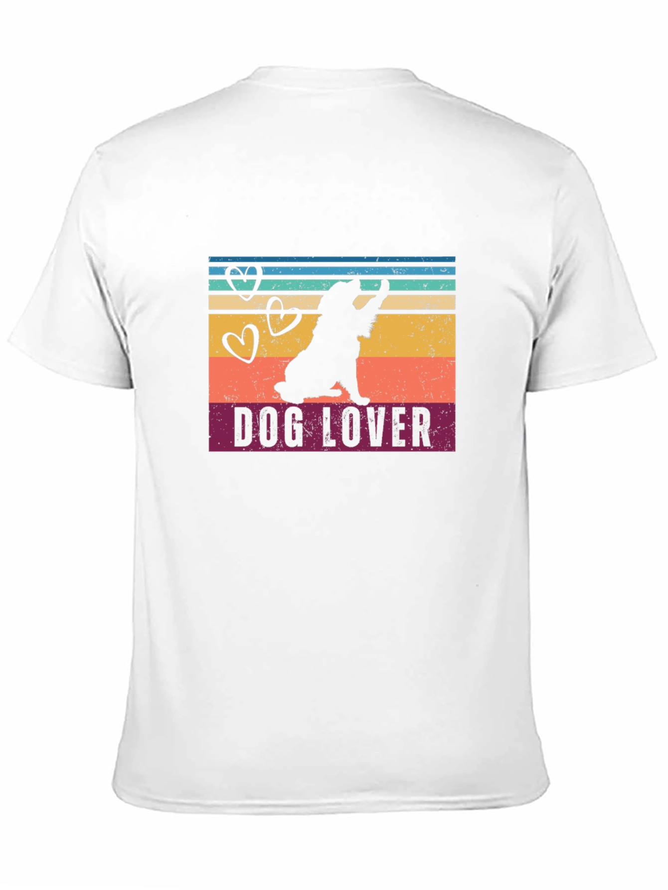 Dog Lover Graphic Tee - Retro Style