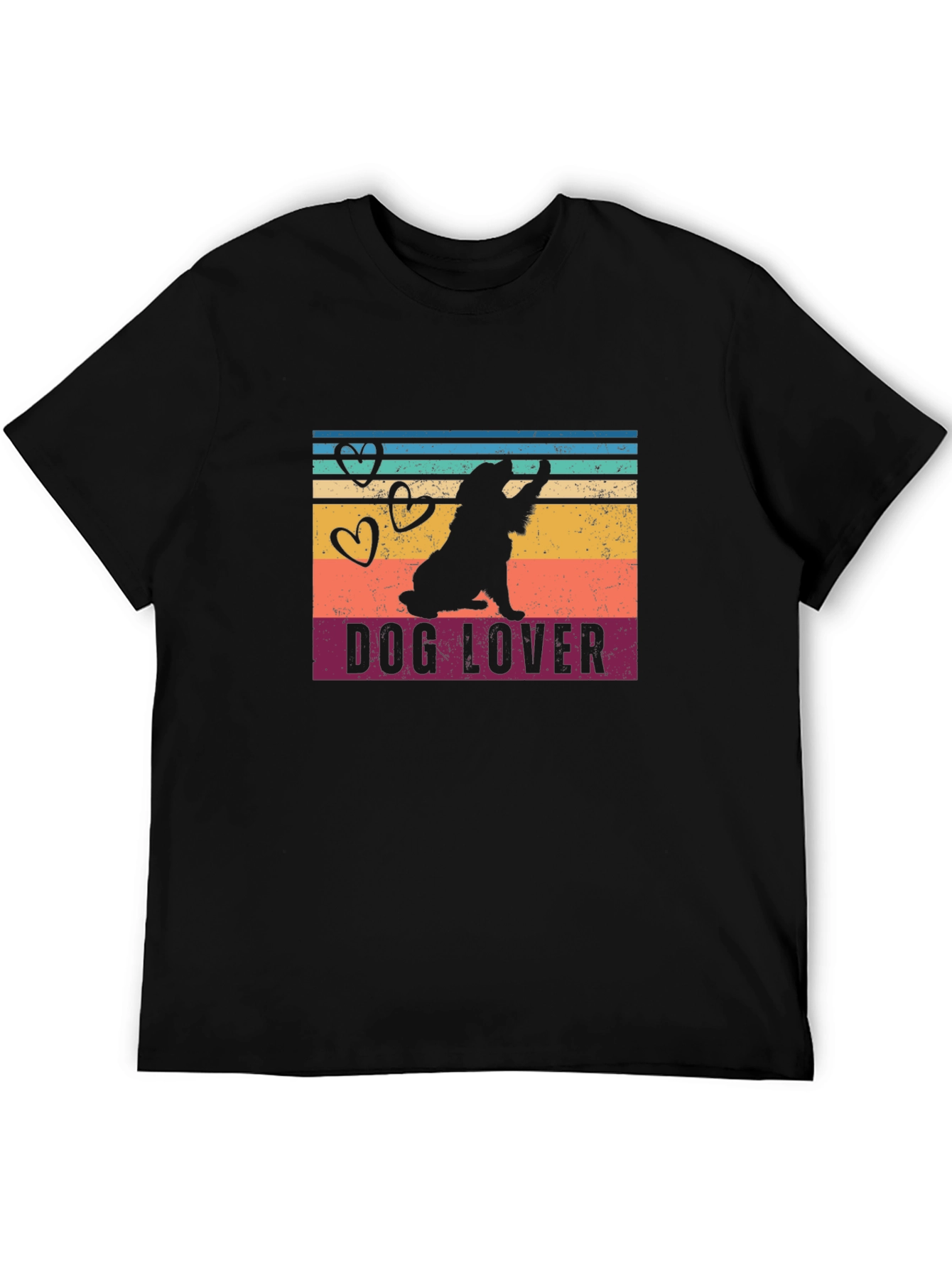 Dog Lover Graphic Tee - Retro Style
