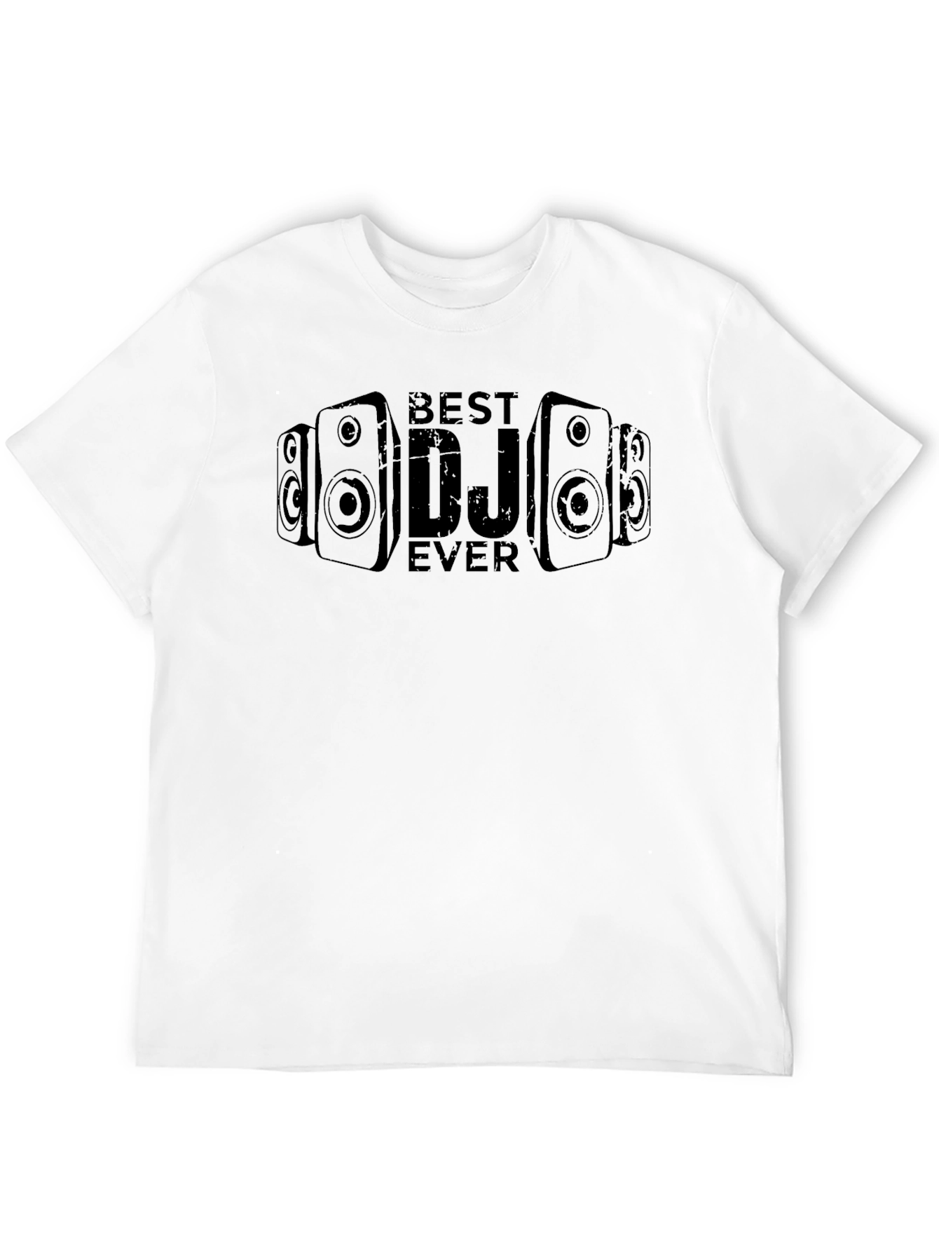 Best DJ Ever Black Graphic T-Shirt