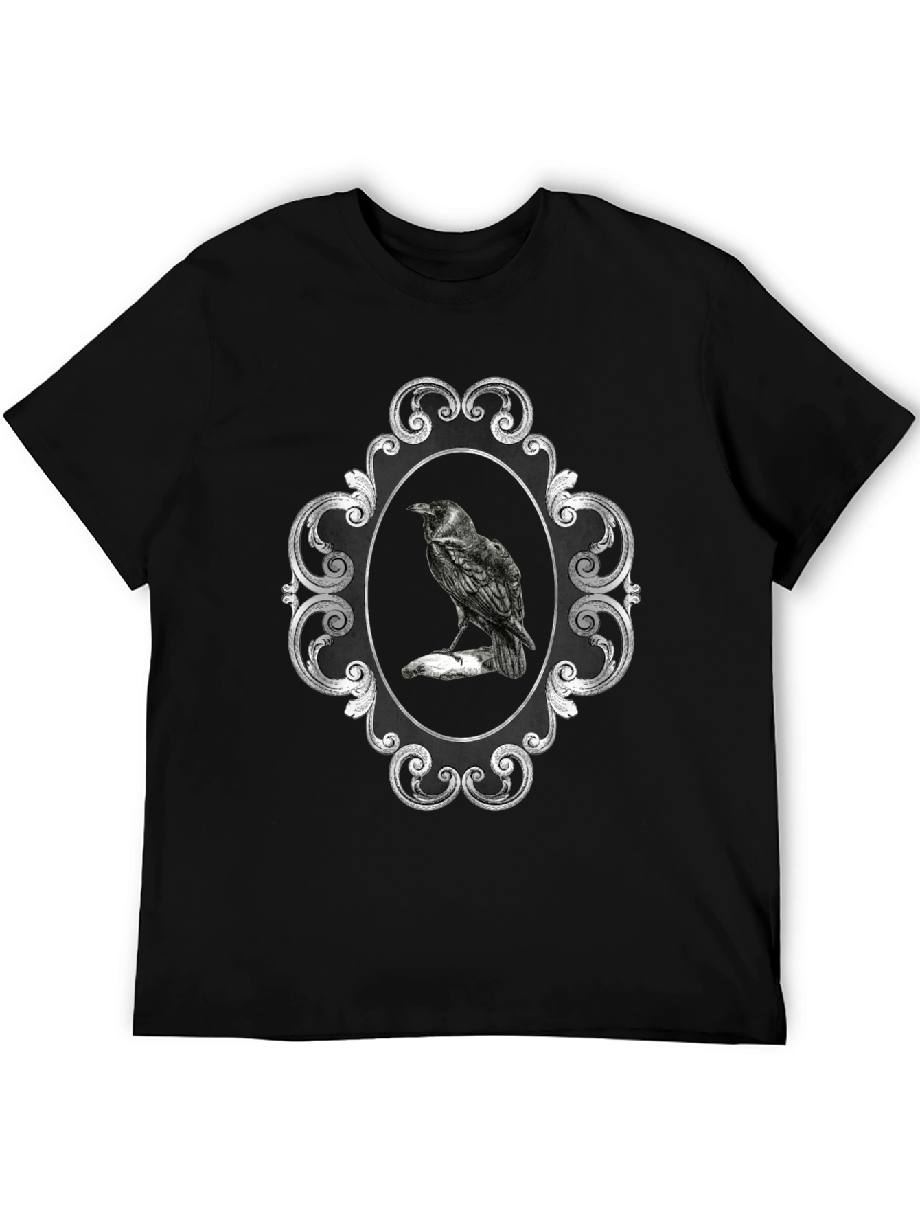 Raven Framed Black T-Shirt