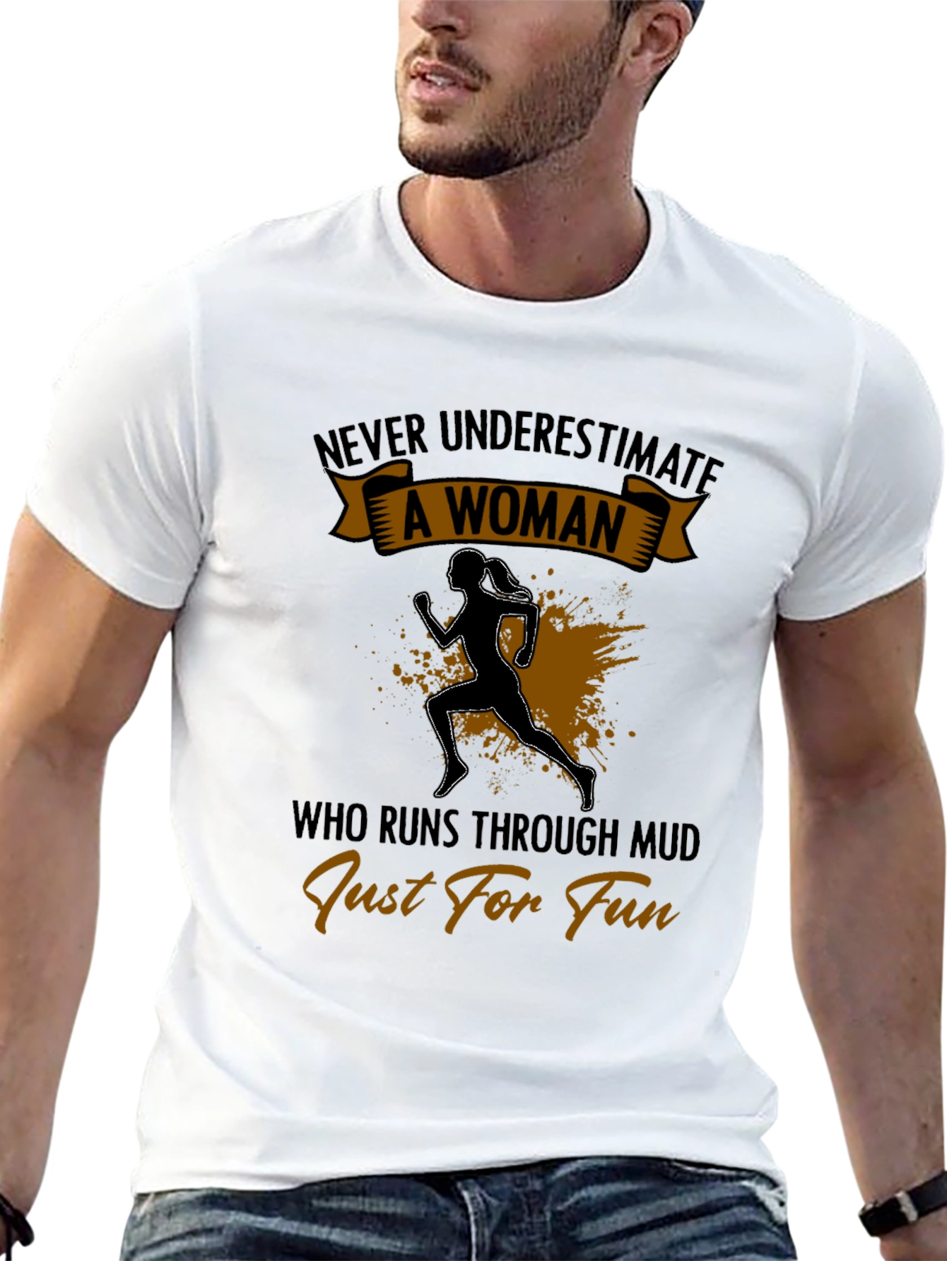 Never Underestimate A Woman Running T-Shirt