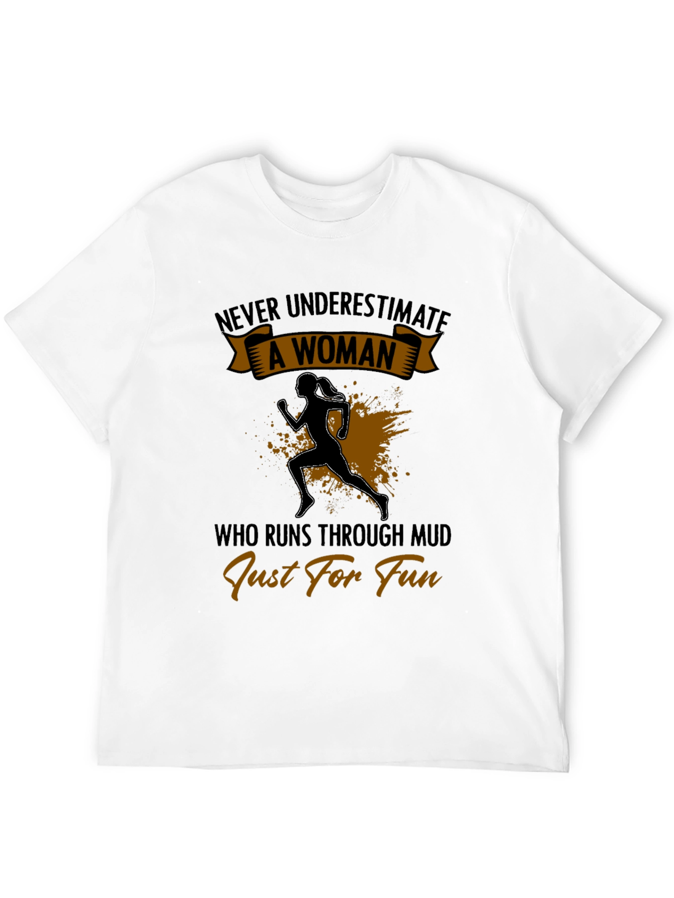 Never Underestimate A Woman Running T-Shirt