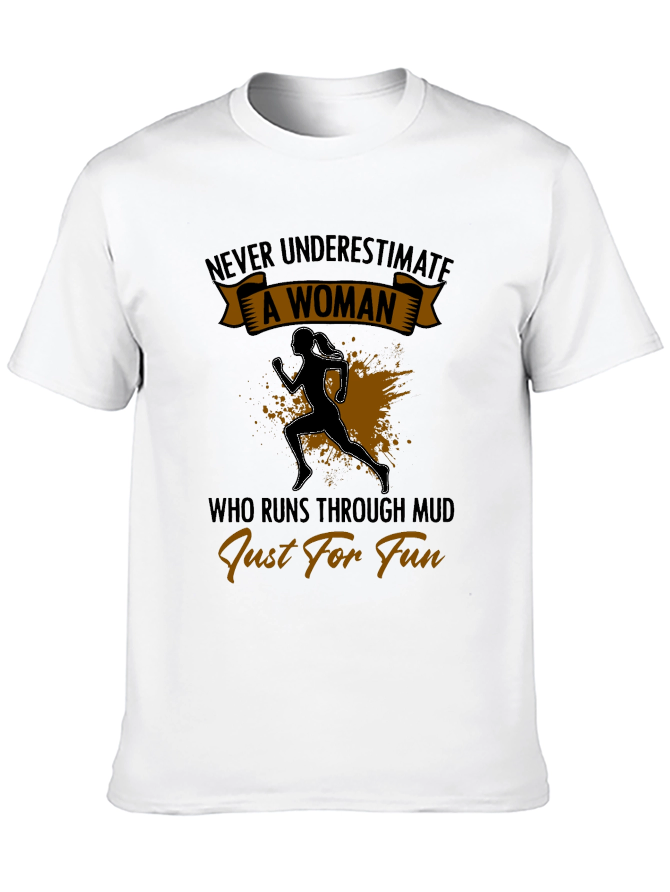 Never Underestimate A Woman Running T-Shirt